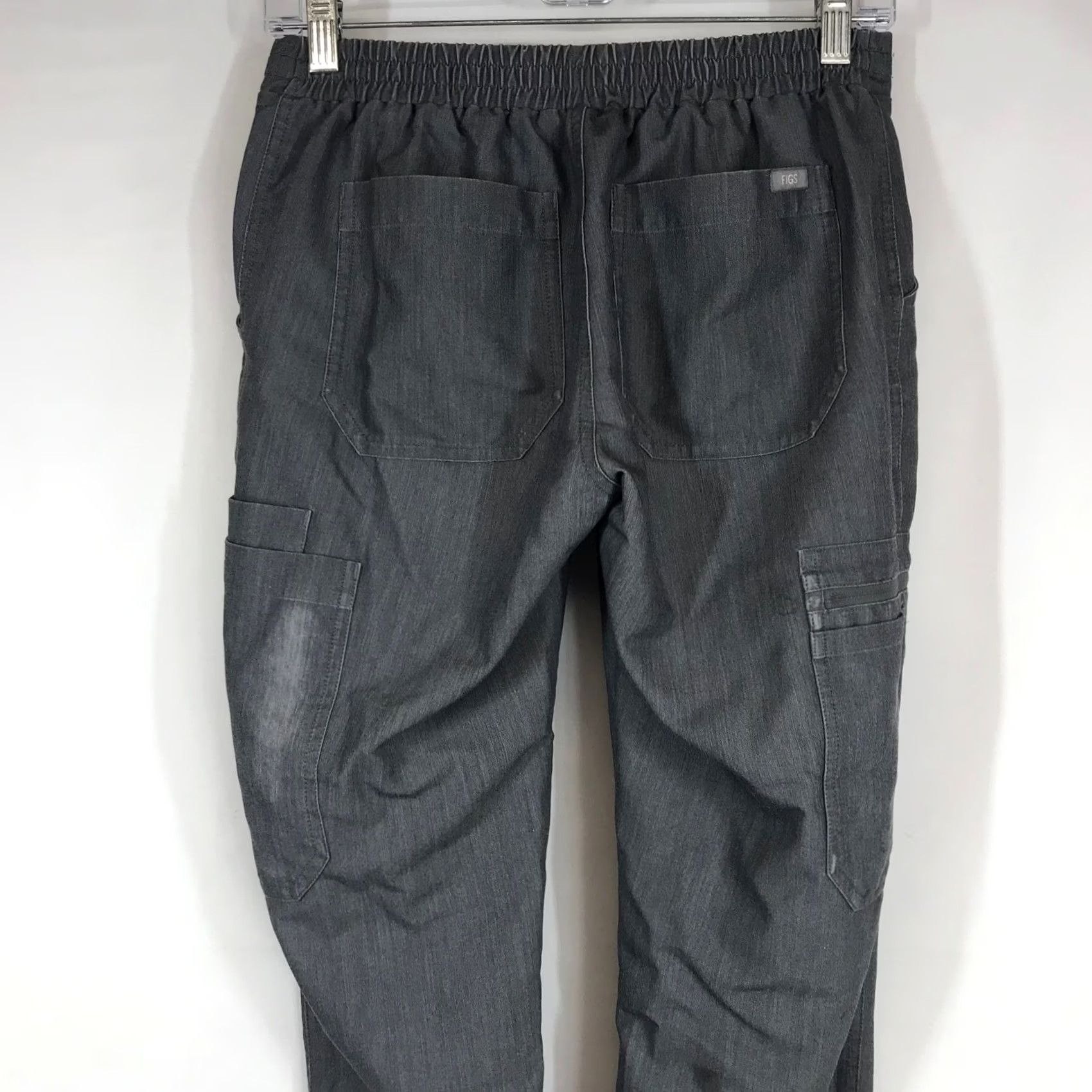 Altea FIGS Cargo Scrub Pants Slim Fit Jogger Mens Small Graphite Gray Teal Drawstring Size US 29 - 6 Thumbnail