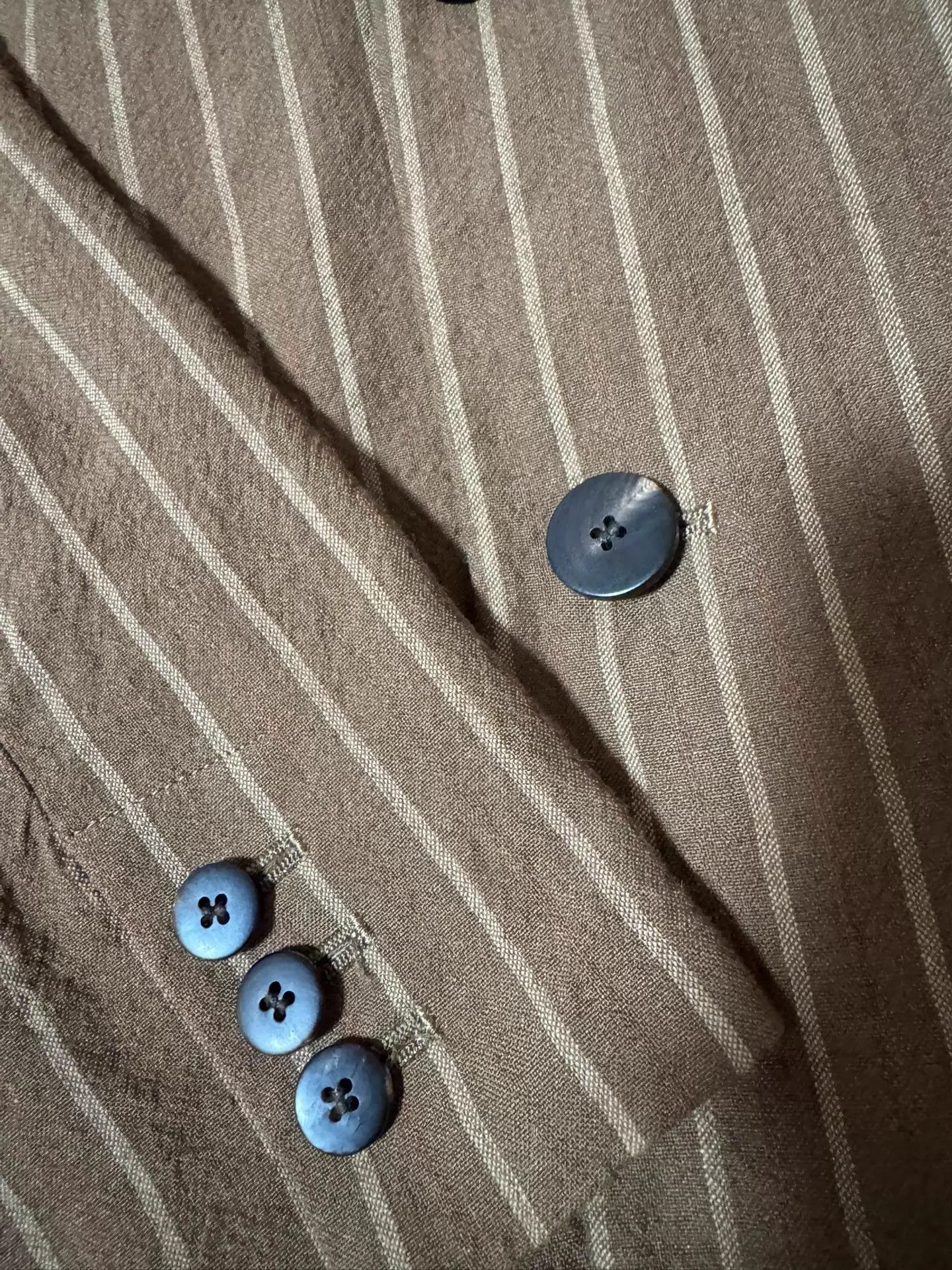 Visvim visvim 20aw ascot conoid jkt santome brown stripe L Size US L / EU 52-54 / 3 - 8 Thumbnail