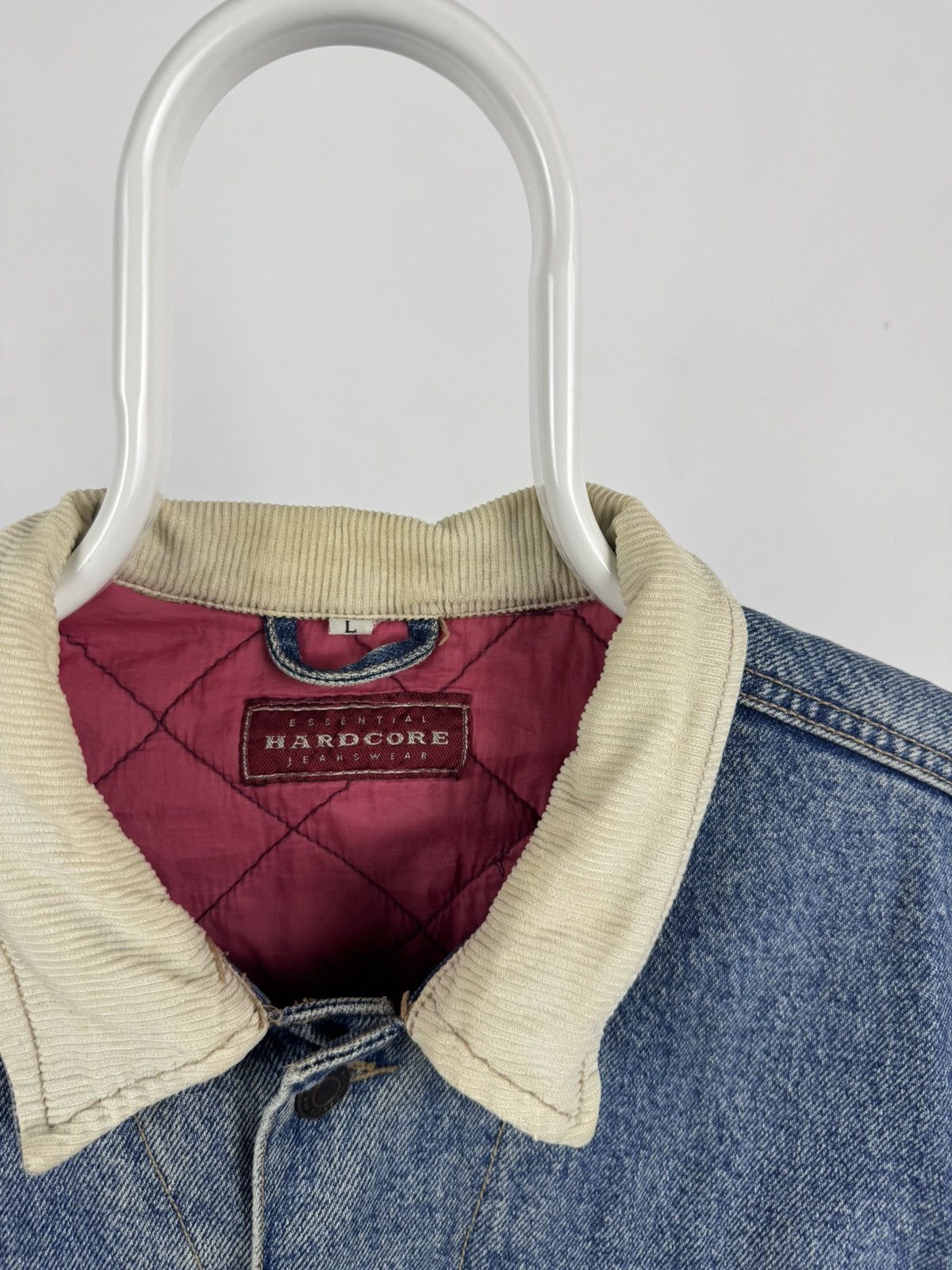 Vintage Vintage Essential Hardcore Jeanswear Trucker Denim Jacket Size US L / EU 52-54 / 3 - 3 Thumbnail
