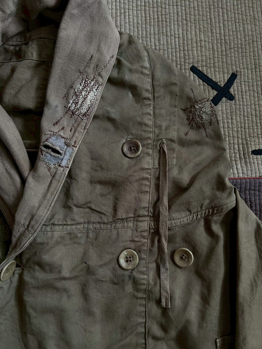 Kapital RARE* VTG KAPITAL KATSURAGI MILITAR RINGCOAT OVERSIZED Size US XL / EU 56 / 4 - 5 Thumbnail
