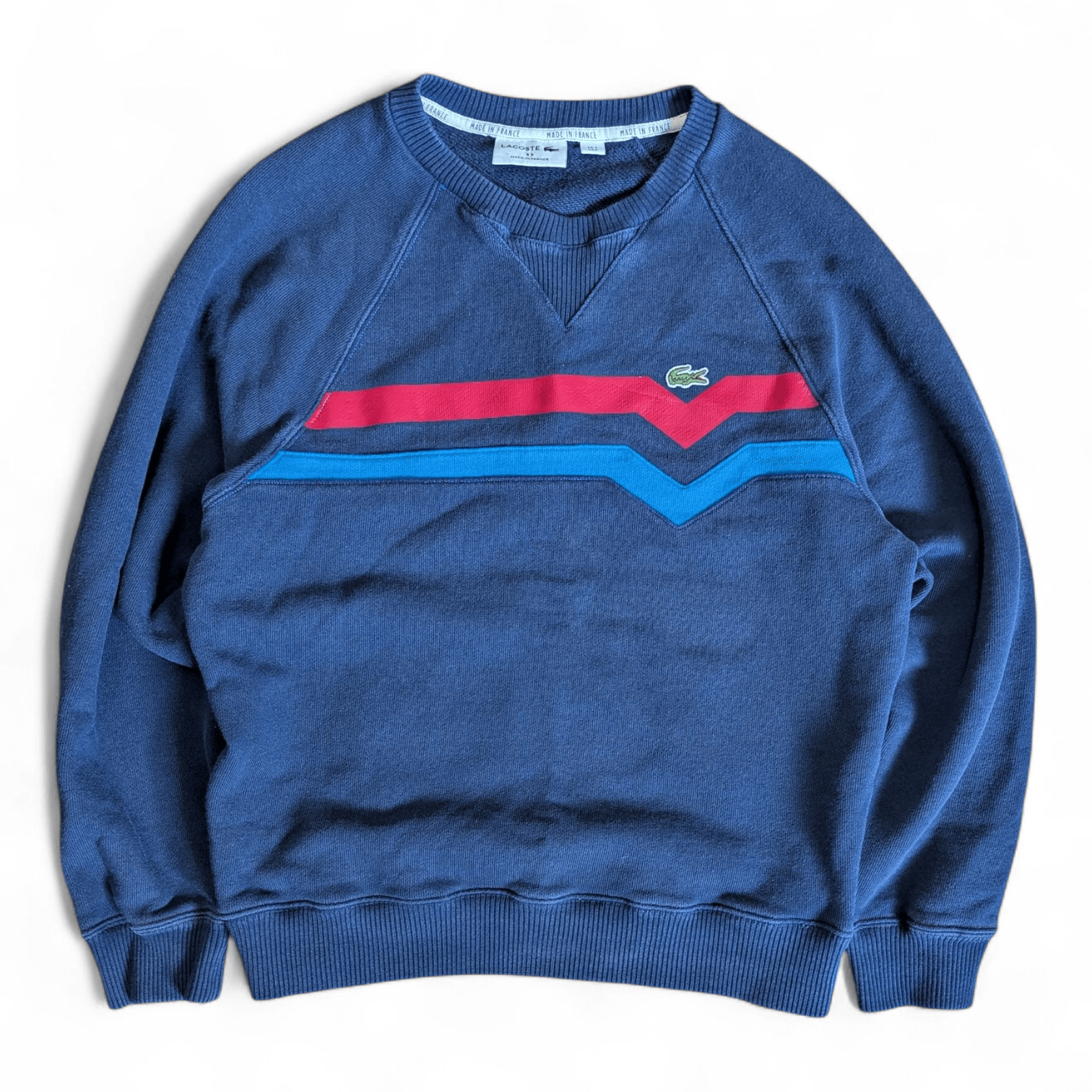 Lacoste LACOSTE Crew Neck Sweatshirt Made in France Size US S / EU 44-46 / 1 - 2 Thumbnail