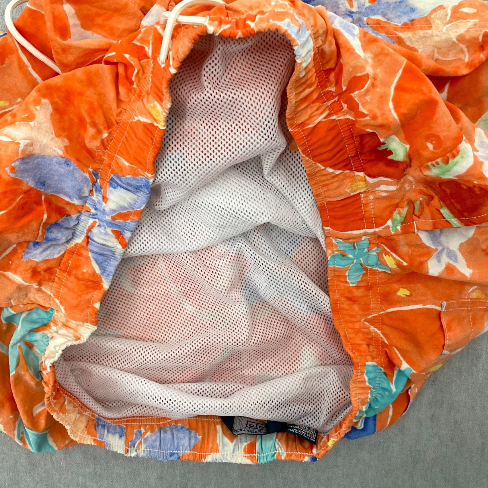 Polo Ralph Lauren VINTAGE Polo Ralph Lauren Shorts Adult Extra Large Orange Floral Swim Trunks Men Size US L / EU 52-54 / 3 - 6 Thumbnail