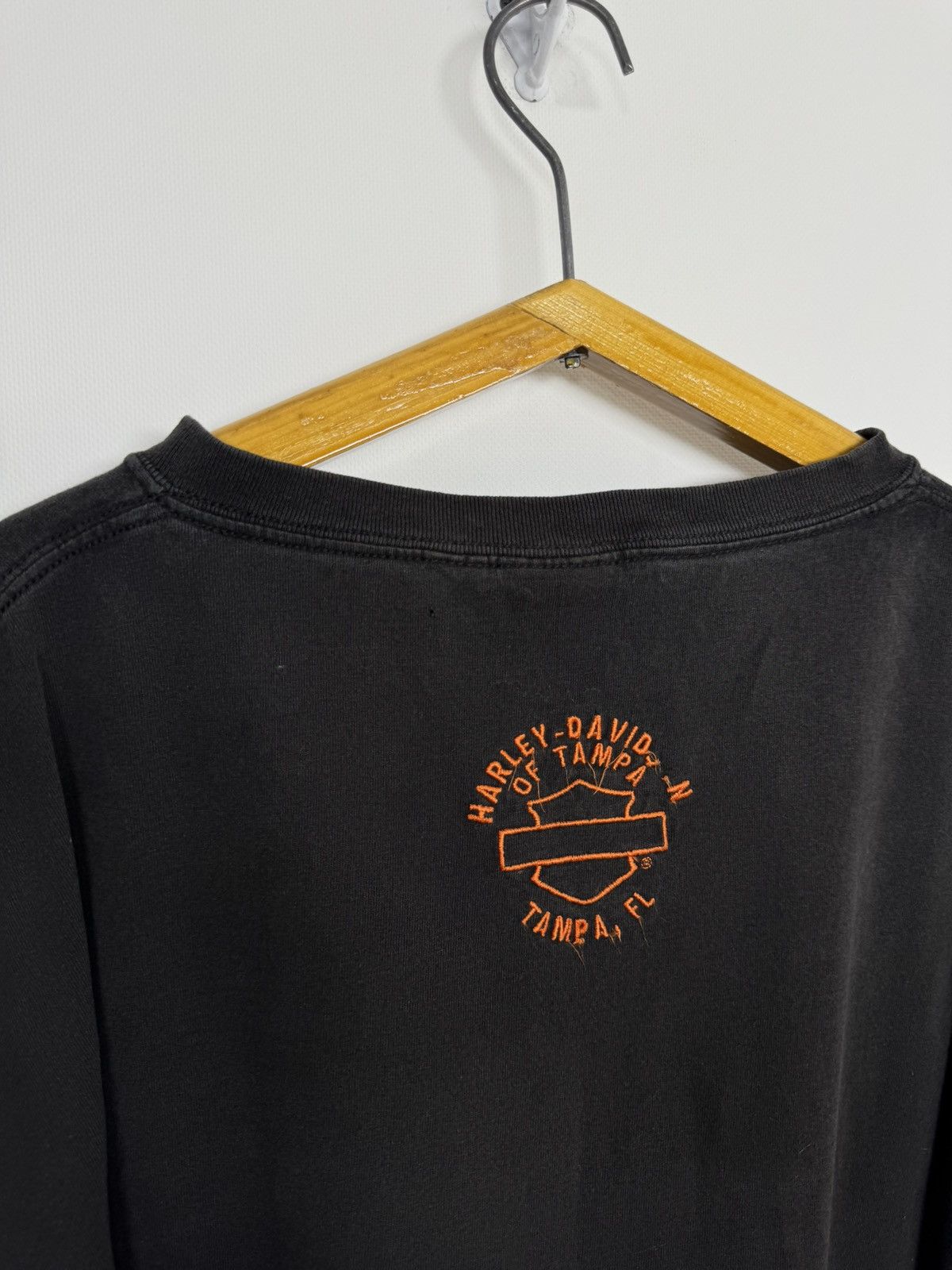 Harley Davidson Vintage Y2K Harley Davidson Skull & Wings Tee Size US XXL / EU 58 / 5 - 8 Thumbnail