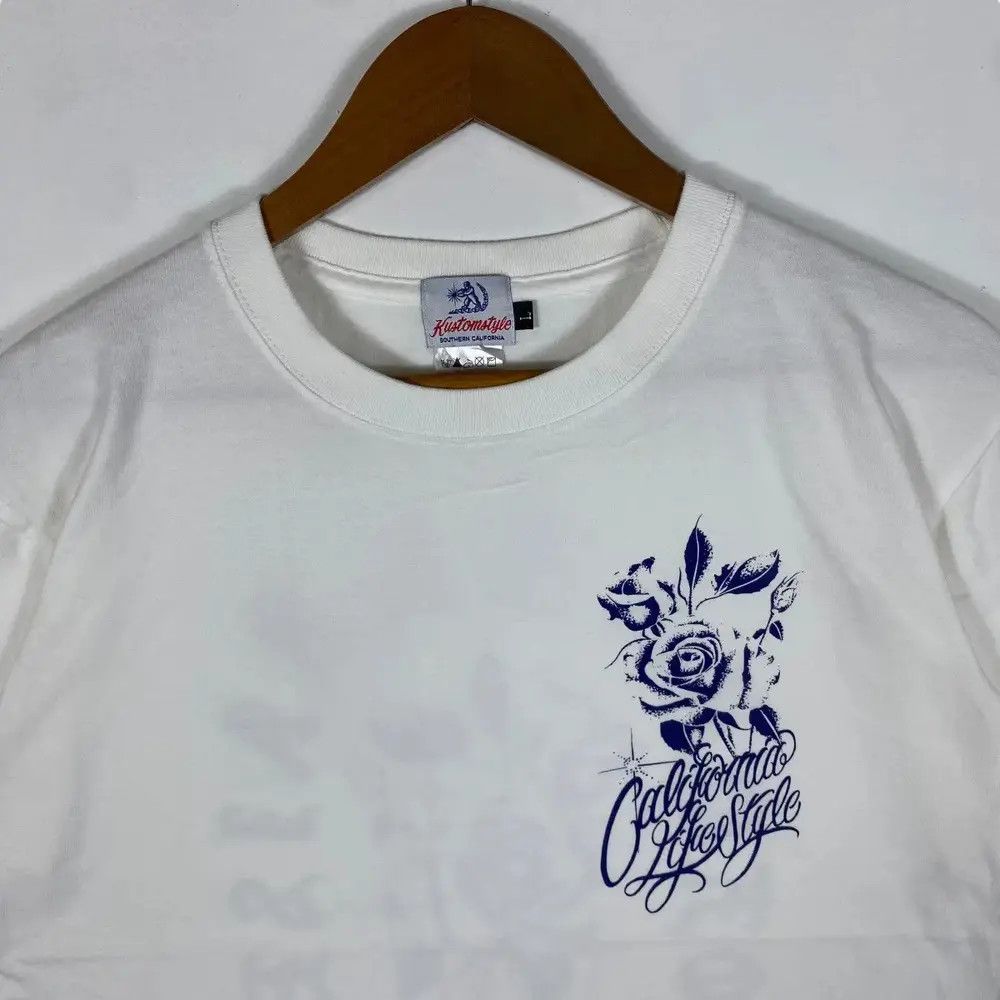 Japanese Brand KUSTOM STYLE Yokohama Raised Japanese Streetwear Tee Size US L / EU 52-54 / 3 - 4 Thumbnail