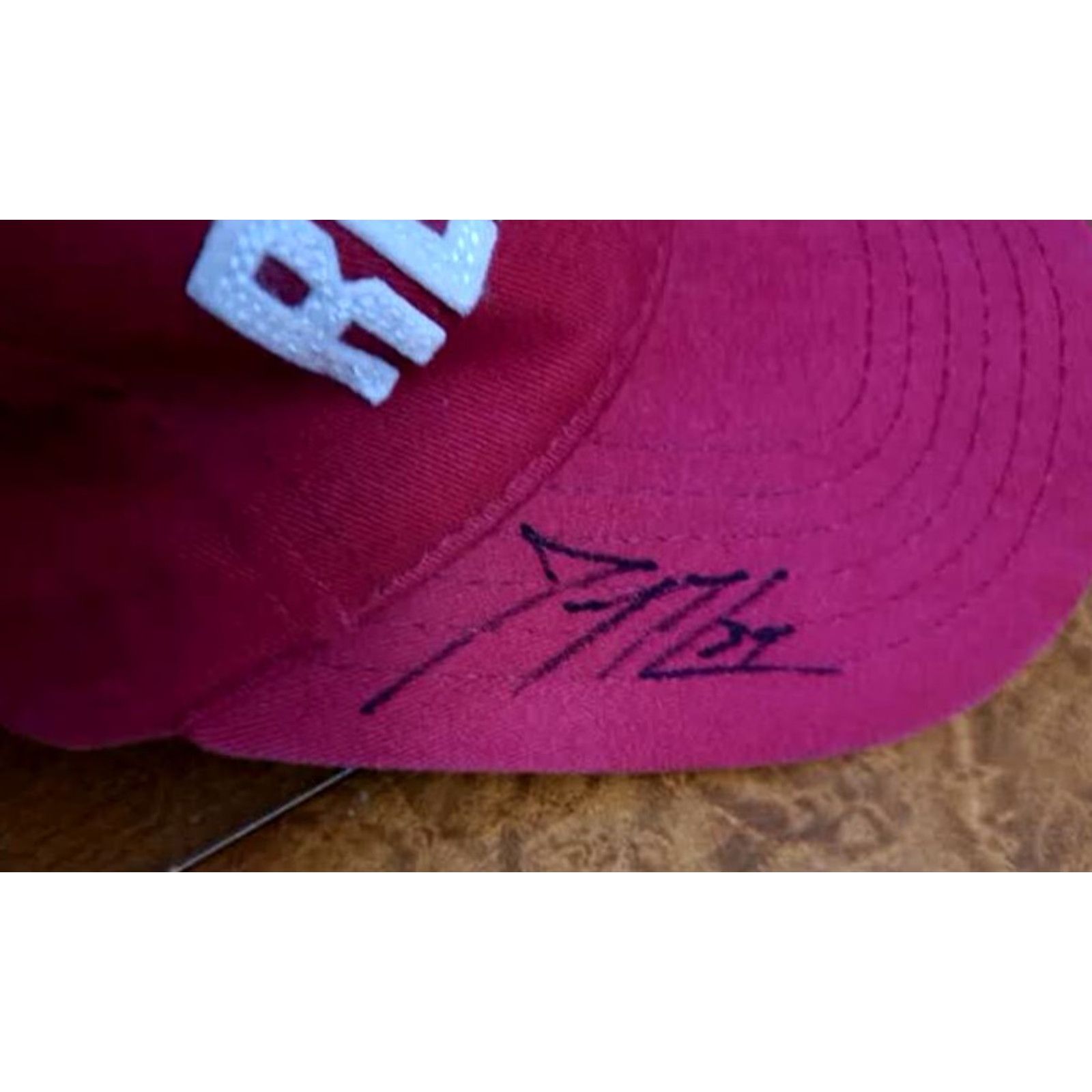 American Needle VINTAGE American Needle Hat Detroit Red Wings Baseball Cap Mens Adjustable Red Cotton Canvas Hockey Autograph Stitch Pattern Solid Baseball Cap Size ONE SIZE - 4 Thumbnail