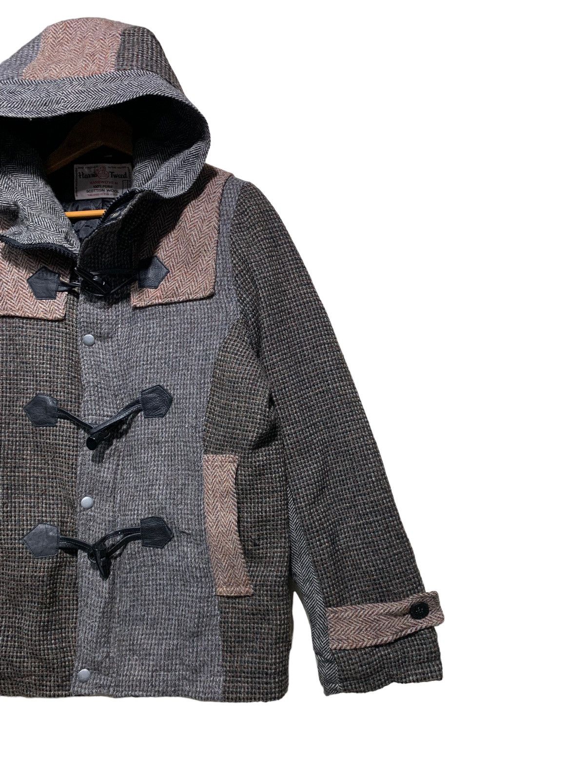 Harris Tweed 🔥HARRIS TWEED WOOL SPLIT HOODIE JACKETS Size US M / EU 48-50 / 2 - 3 Thumbnail