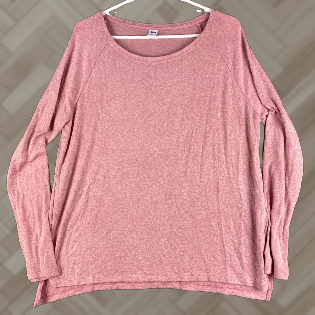 Old Navy Old Navy Sweater Womens M Pink Long Sleeve Scoop Neck Casual Top Shirt 44-17 Size M / US 6-8 / IT 42-44 - 1 Thumbnail