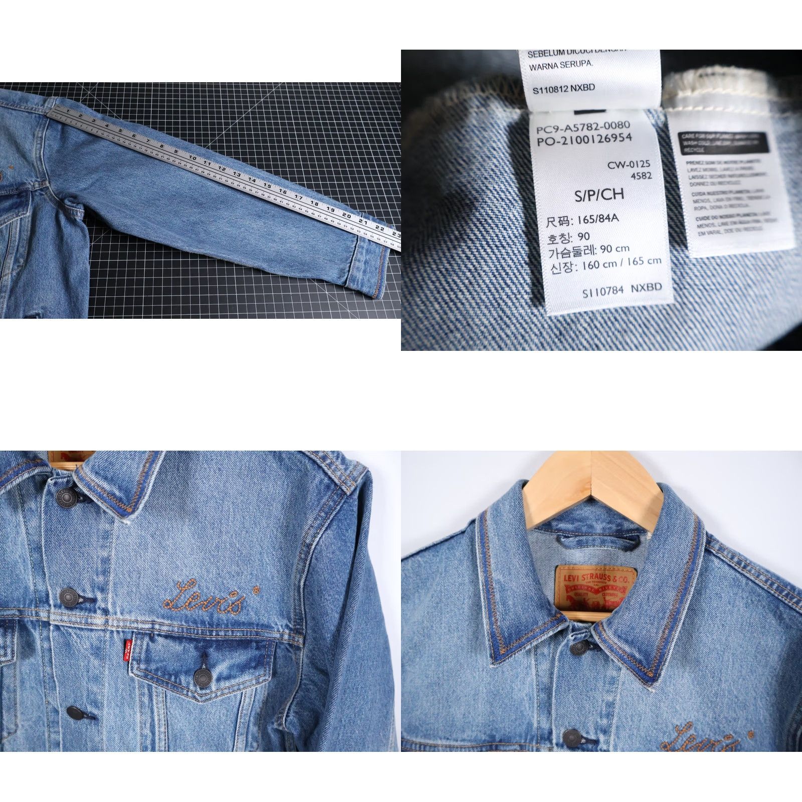 Levi's Levi's Jacket Men S Blue Relaxed Jean Western Trucker Short Button Denim 100% Cotton Casu al 3 Size US S / EU 44-46 / 1 - 8 Thumbnail