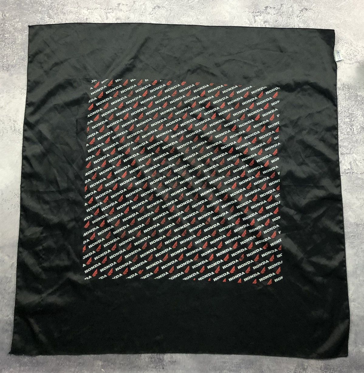 Honda HONDA Monogram Black Polyester Moto Streetwear Hype Scarf Size ONE SIZE - 3 Thumbnail
