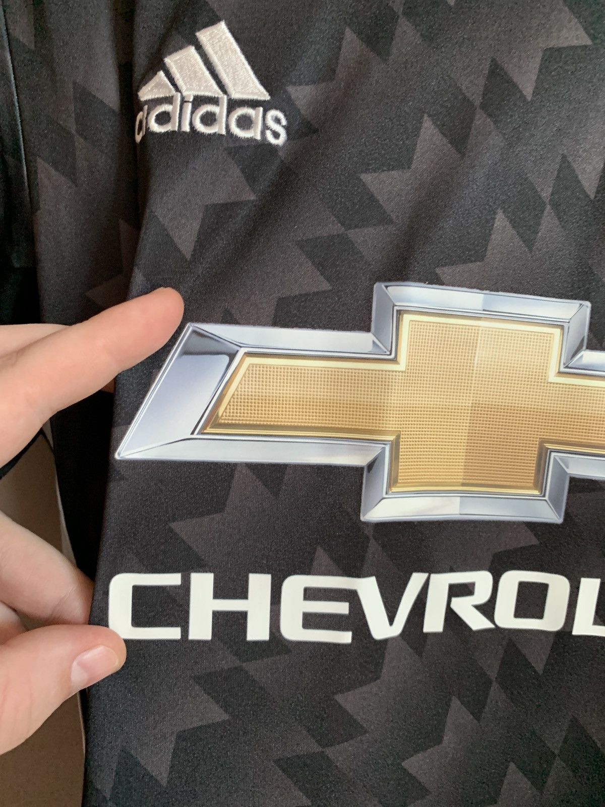 Adidas Manchester United 2018 Away Football Shirt Adidas Soccer S Size US S / EU 44-46 / 1 - 5 Thumbnail
