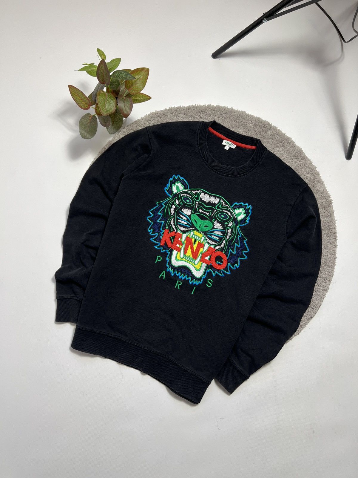 Kenzo Kenzo Sweatshirt Y2K Style Tiger Logo Size US L / EU 52-54 / 3 - 1 Thumbnail