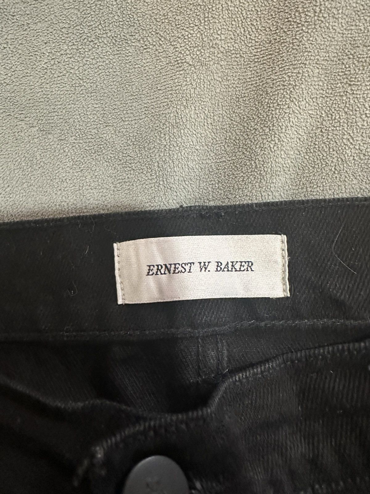 Ernest W. Baker Ernest W. Baker XL Black Flared Jeans Size US 42 / EU 58 - 3 Thumbnail