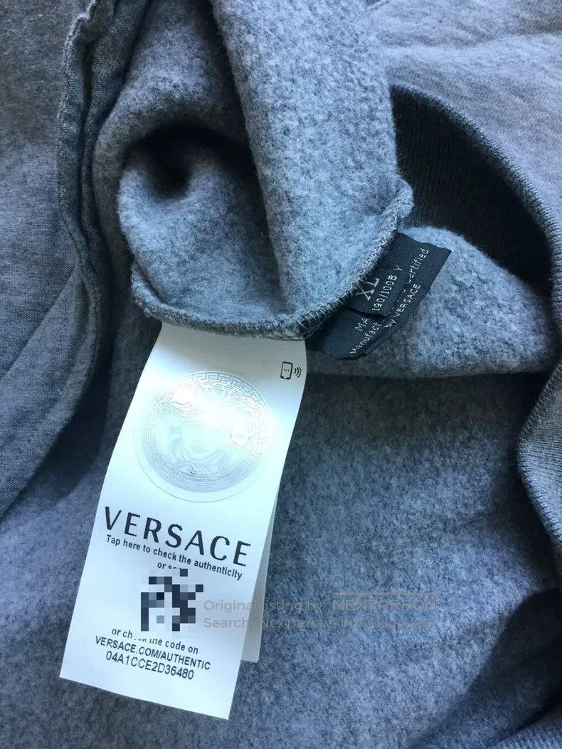 Versace Versace Men's Medusa patchwork hoodie Size US XL / EU 56 / 4 - 4 Thumbnail