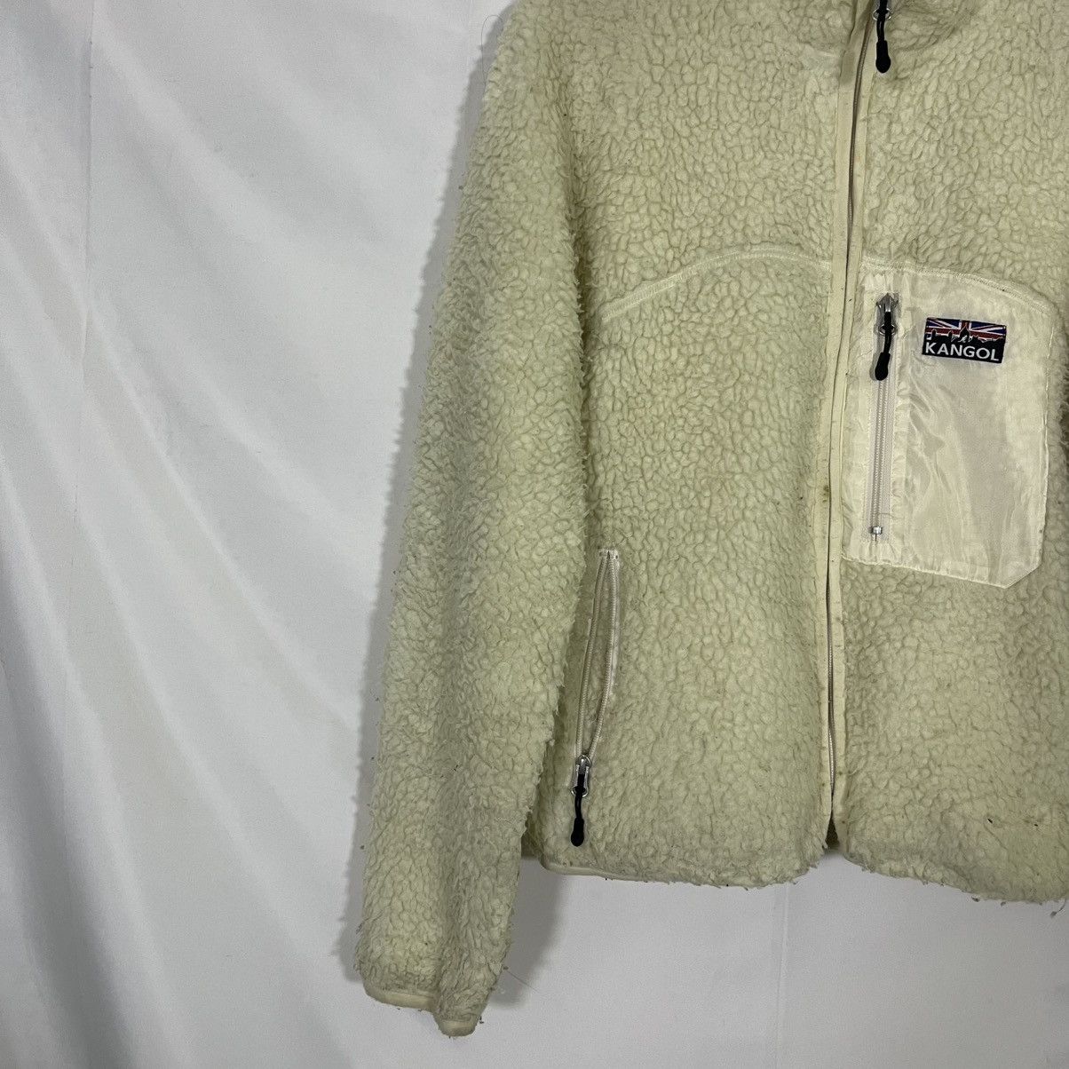 Kangol VINTAGE KANGOL ROCKY MONROE SHERPA FLEECE JACKET Size US L / EU 52-54 / 3 - 2 Thumbnail