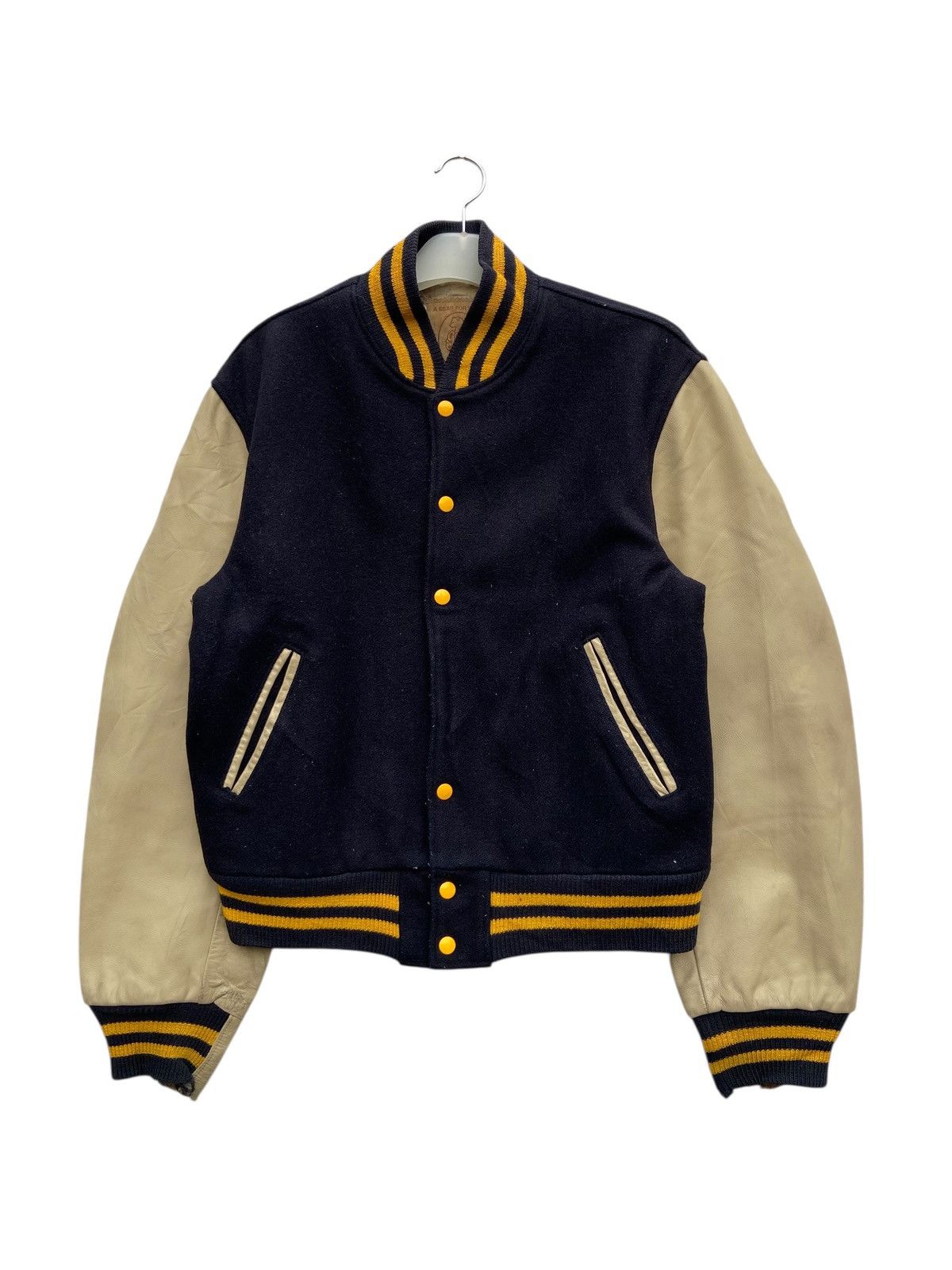 Golden Bear Vintage Golden Bear Varsity Letterman Jacket Size US L / EU 52-54 / 3 - 1 Thumbnail