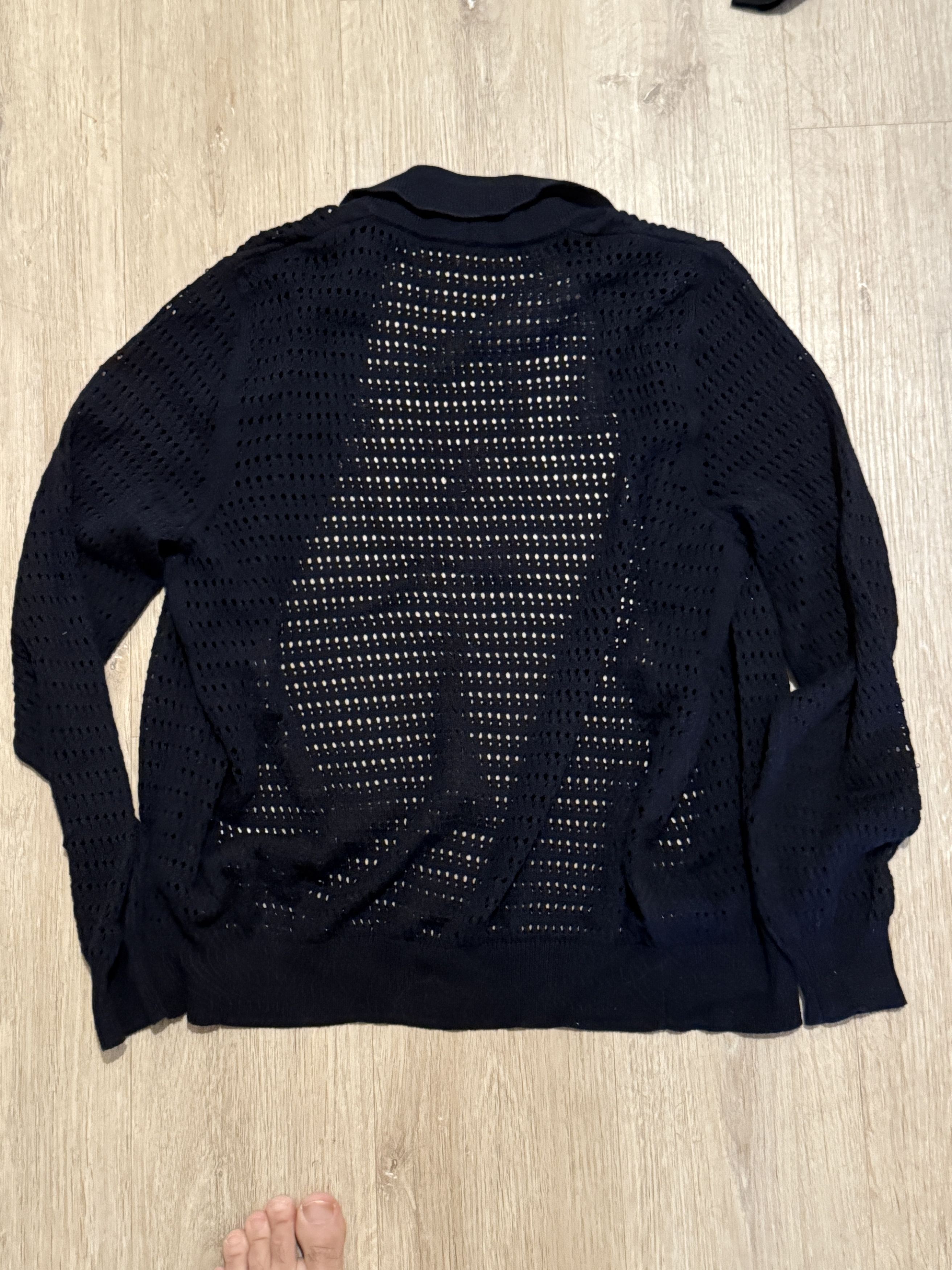 Roberto Collina Casual knit navy top Size US M / EU 48-50 / 2 - 2 Thumbnail