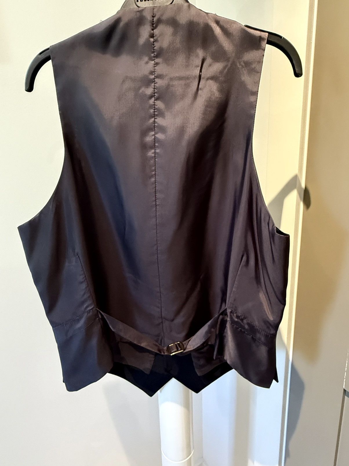 Todd Snyder Custom Todd Snyder 40R Black Wool Suit Vest Size 40R - 3 Thumbnail