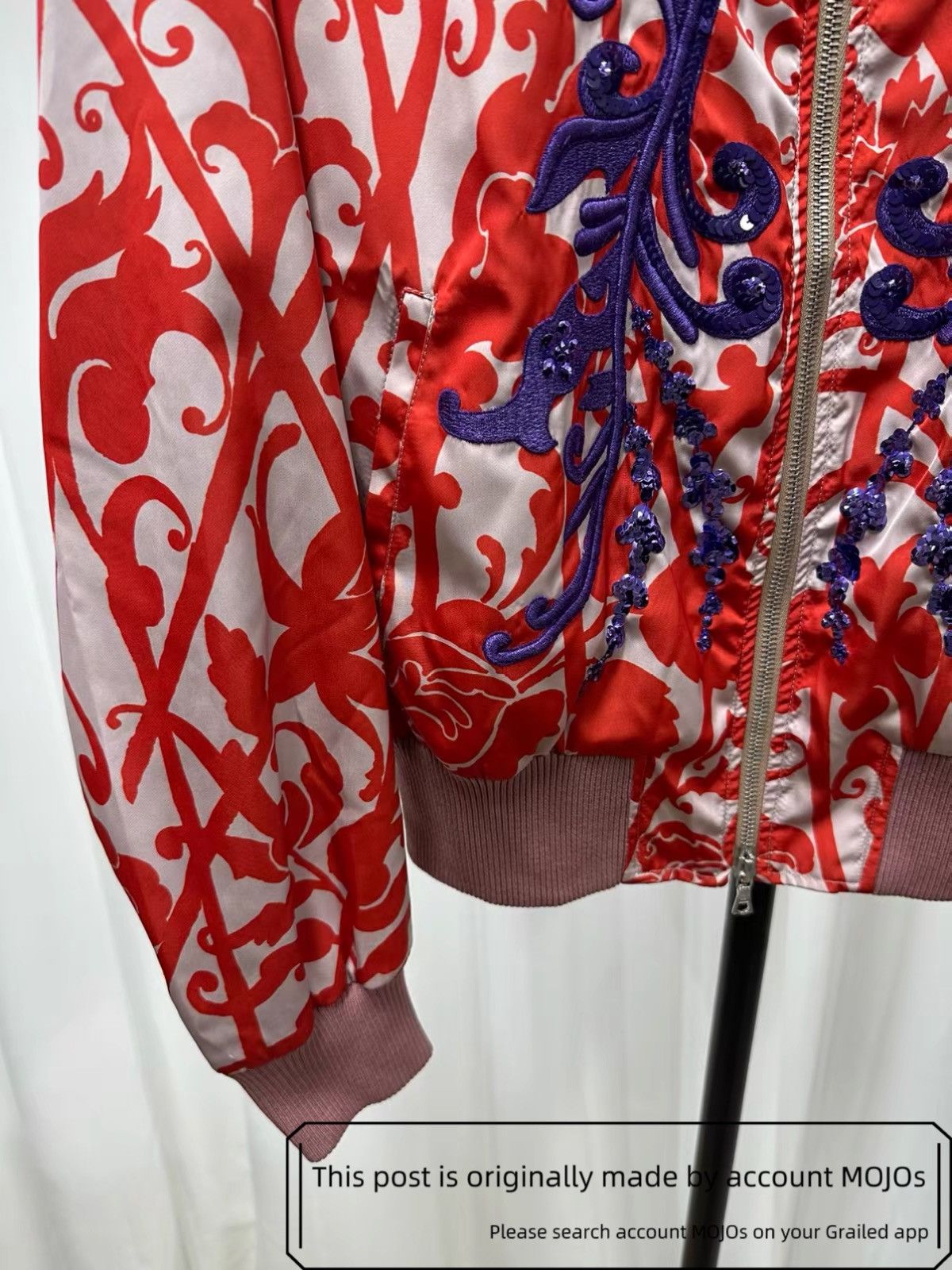 Dries Van Noten Sz M Dries Van Noten Flower Stitch Scale Jacket mojos1502 Size US M / EU 48-50 / 2 - 3 Thumbnail