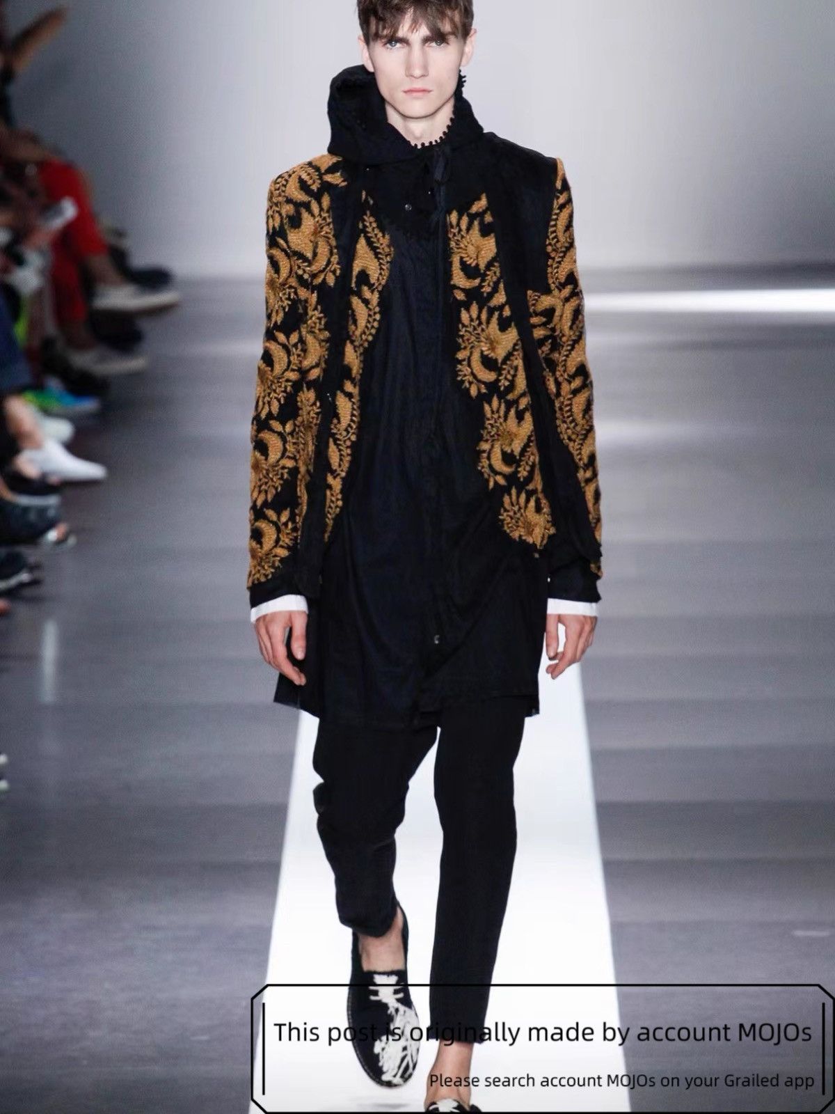 Ann Demeulemeester Sz S Ann Demeulemeester 15SS Runway Wheat Stitches Jacket Size US S / EU 44-46 / 1 - 6 Thumbnail