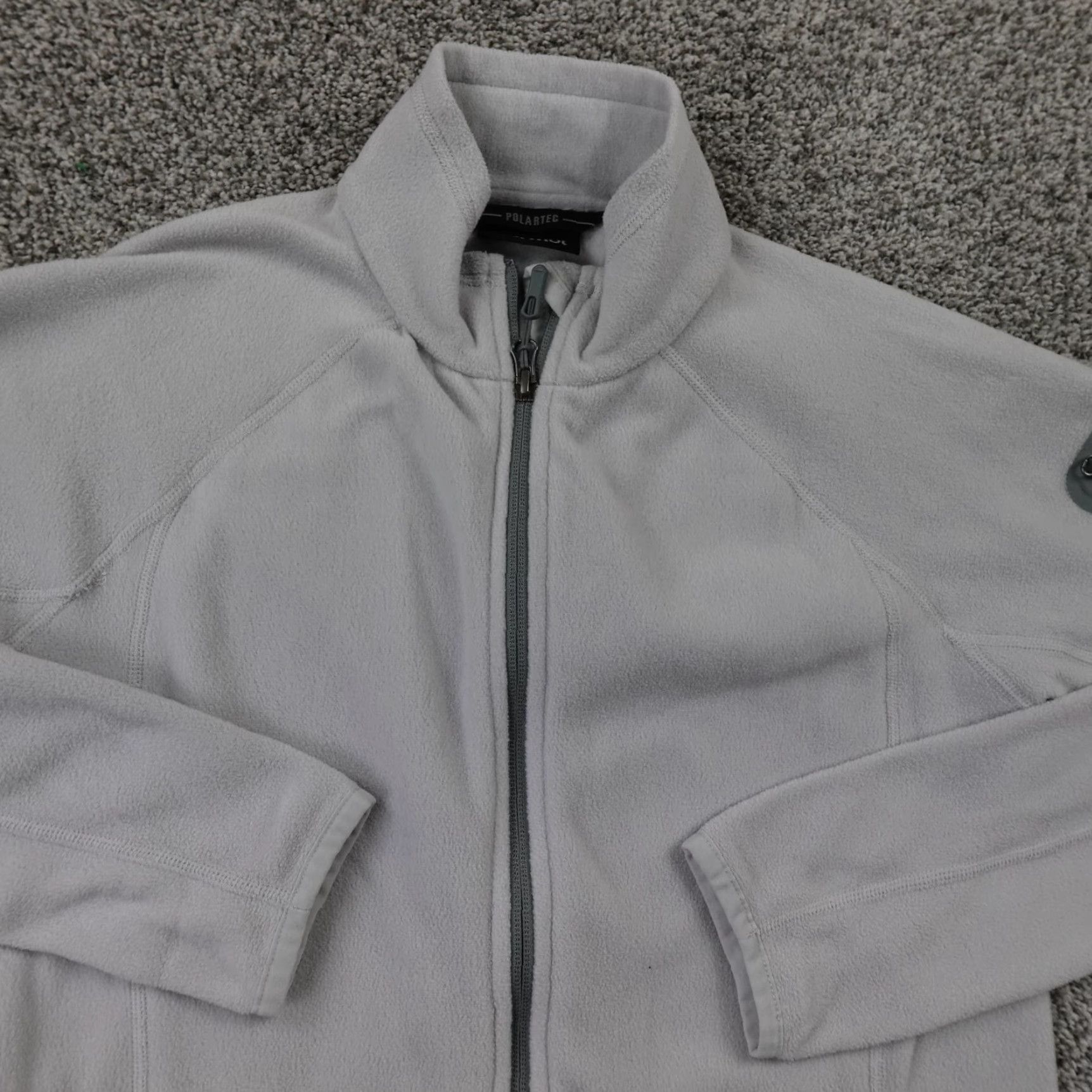 Marmot Marmot Jacket Womens M White Flashpoint Fleece Zip Sweater Hiking Size M / US 6-8 / IT 42-44 - 3 Thumbnail