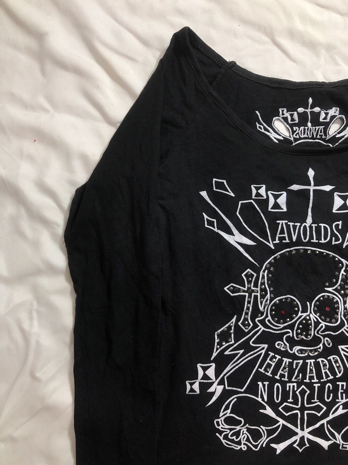 Hysteric Glamour Japan Dark Skull Avoids Hazard Notice Rock Punk Style Size US S / EU 44-46 / 1 - 4 Thumbnail