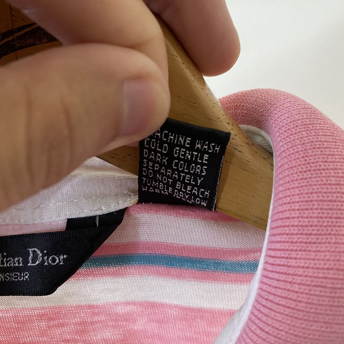 Christian Dior Monsieur Vintage 90s Christian Dior Stripes PoloT Shirt Size US L / EU 52-54 / 3 - 5 Thumbnail