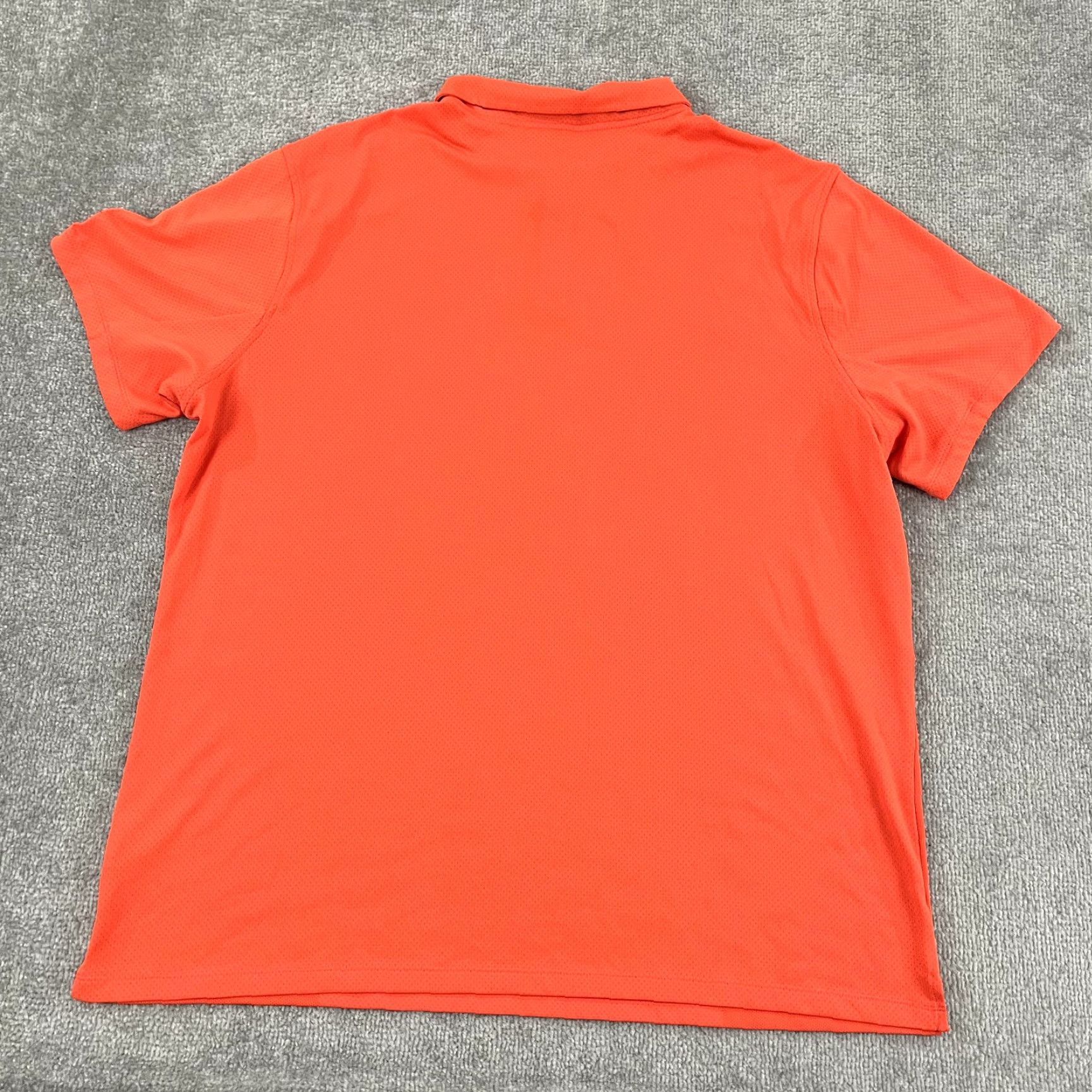 Nike NIKE Polo Shirt XL Orange Mens Polo Shirt Golf Performance Sport Zonal Cooling Sportswear Regular Fit Short Sleeve 100% Polyester Size US XL / EU 56 / 4 - 7 Thumbnail
