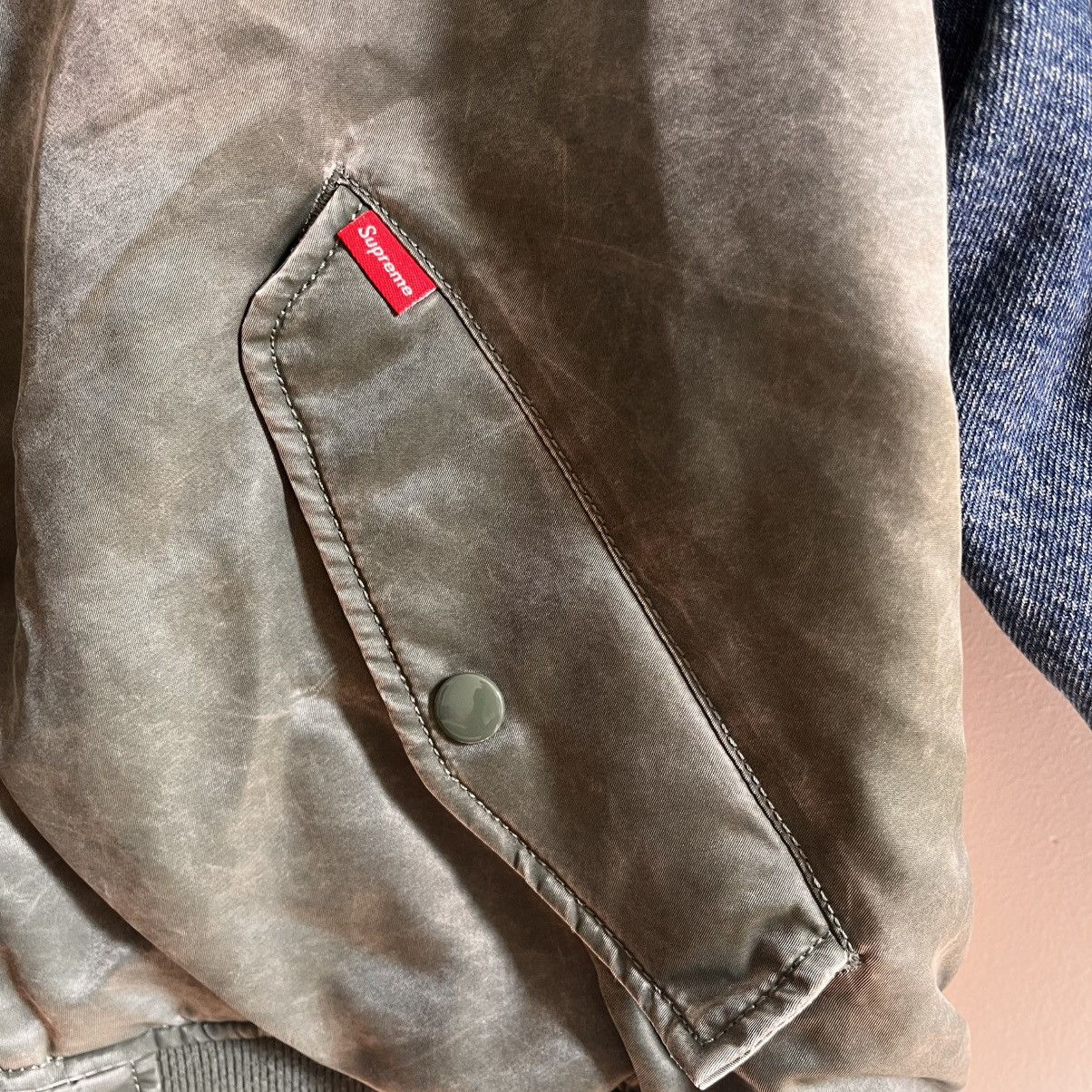 Supreme Supreme denim sleeve MA-1 Size US S / EU 44-46 / 1 - 5 Thumbnail