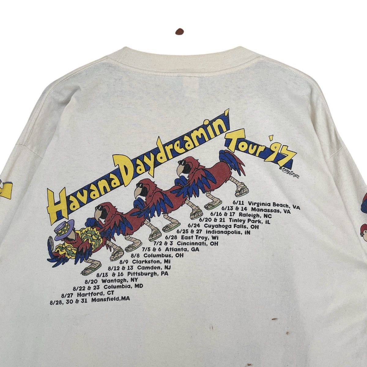 Band Tees × Vintage Vintage Band Singer Jimmy Buffet T-shirt 1970s Size US L / EU 52-54 / 3 - 8 Thumbnail
