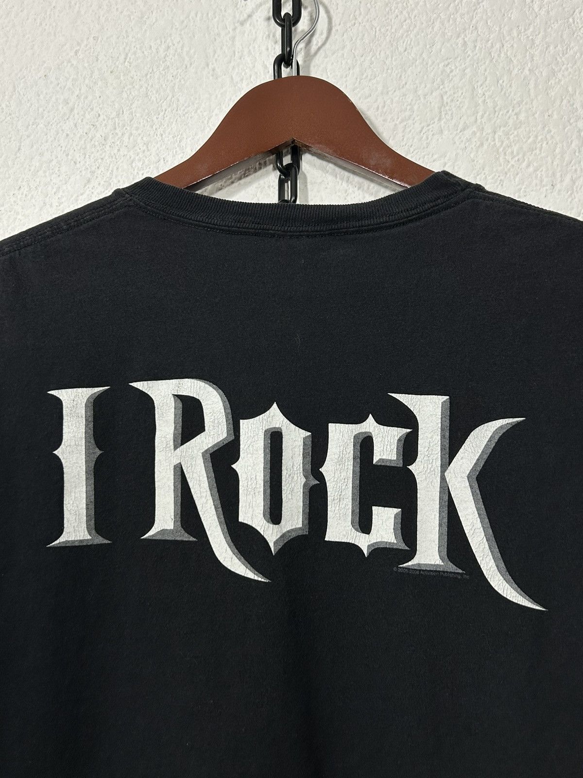 Vintage 2005 Guitar Hero “I Rock” Promo Size US L / EU 52-54 / 3 - 4 Thumbnail