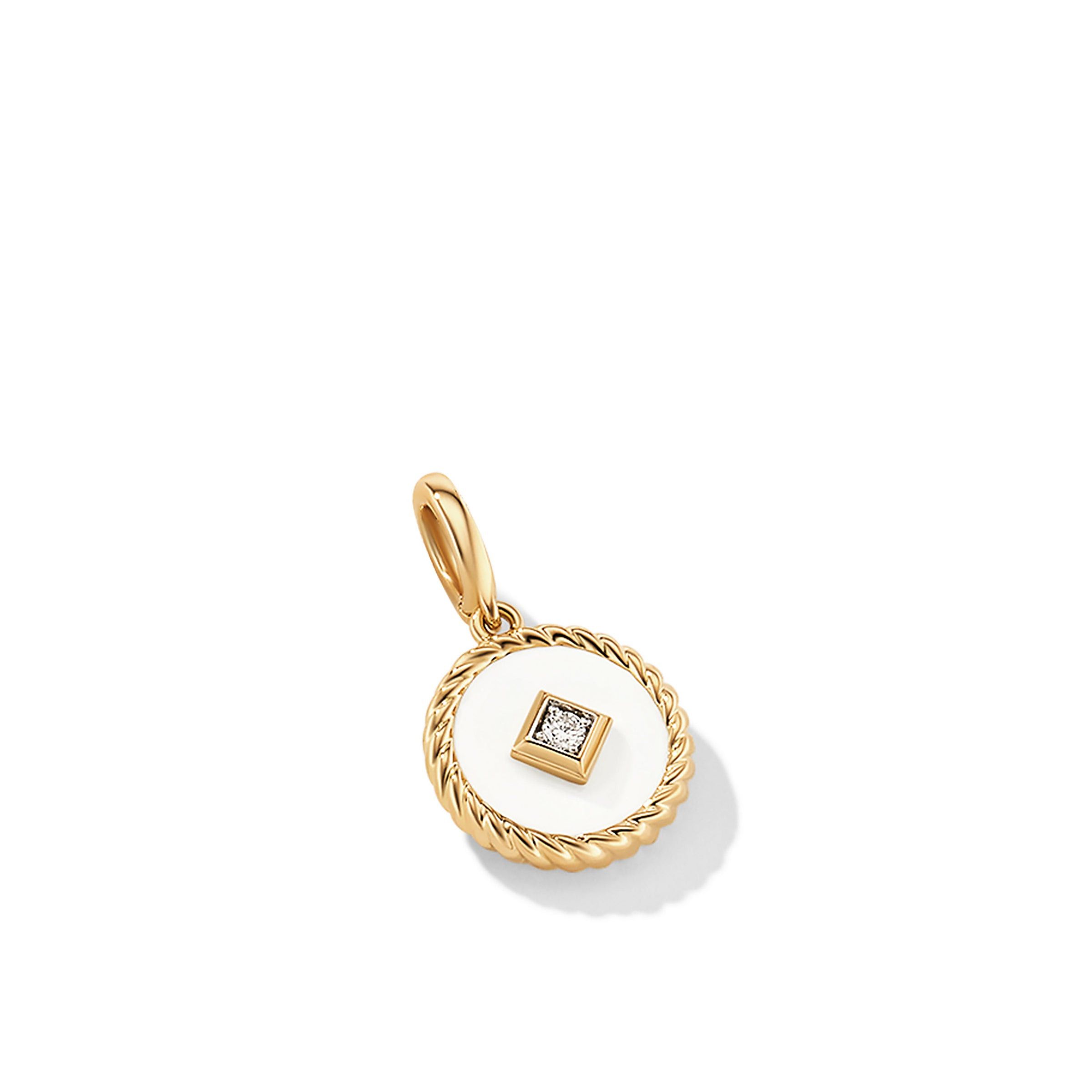 David Yurman o1w1db10325 Size:OS/ Cable Collectibles Charm in Golden Size ONE SIZE - 3 Thumbnail