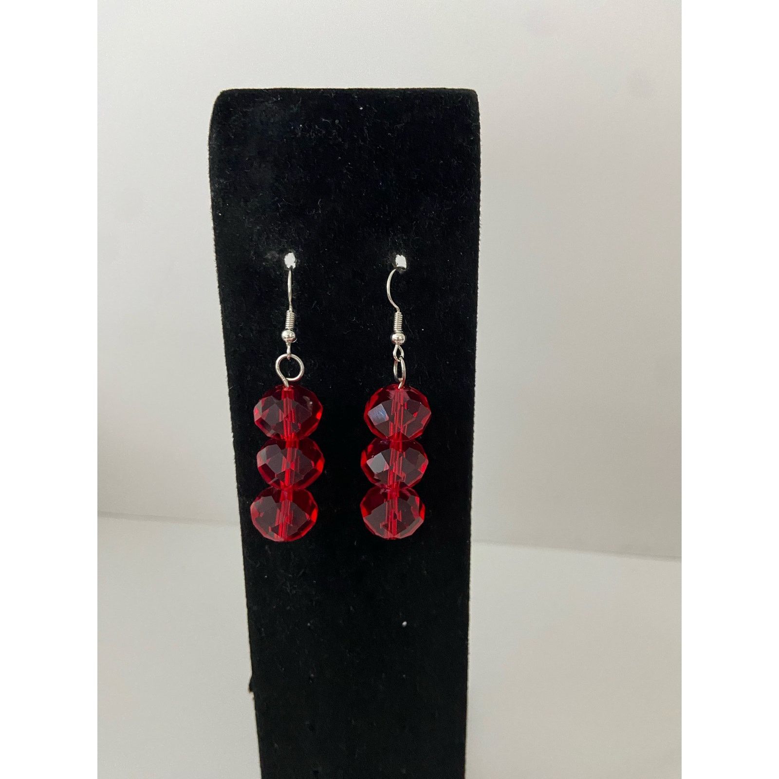 Other red glass bead earrings Size ONE SIZE - 1 Thumbnail