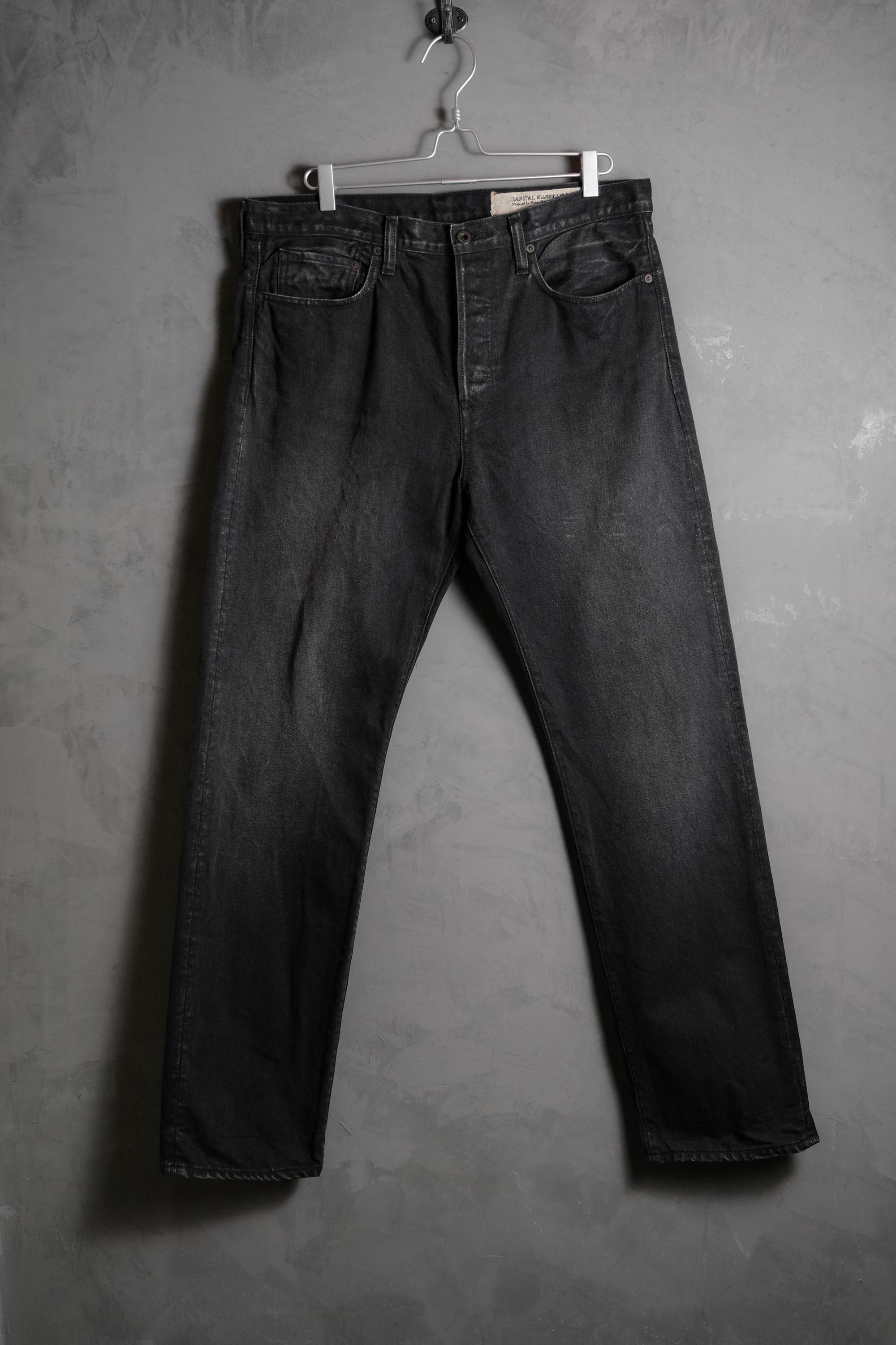 Kapital Kapital CISCO Black Washed Denim Jeans Size US 36 / EU 52 - 1 Thumbnail