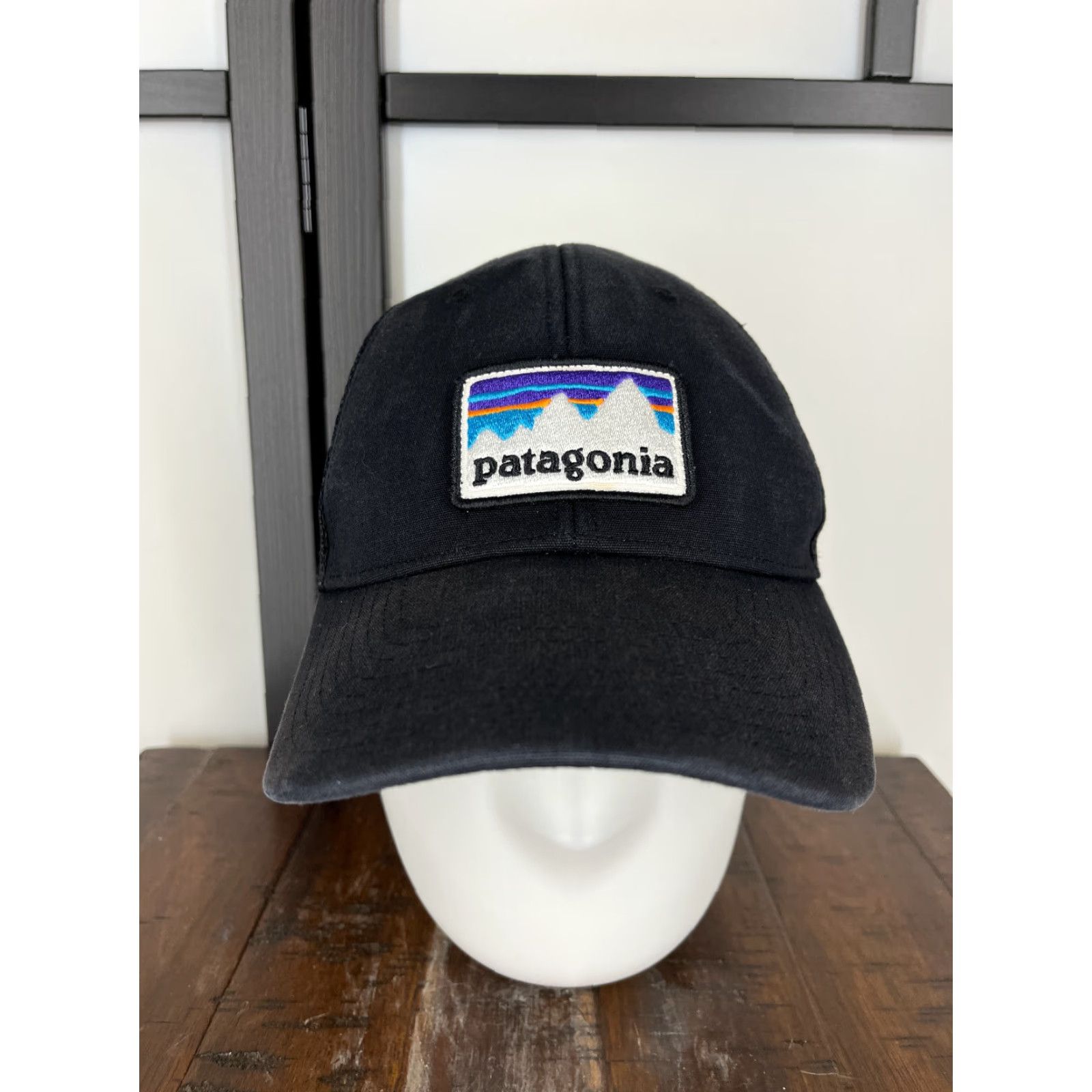 Patagonia Patagonia Hat Cap Trucker Adult One Size Black Embroidered Twill Patagonia Hat Cap One Size Black Trucker Hat Mens Size ONE SIZE - 2 Thumbnail