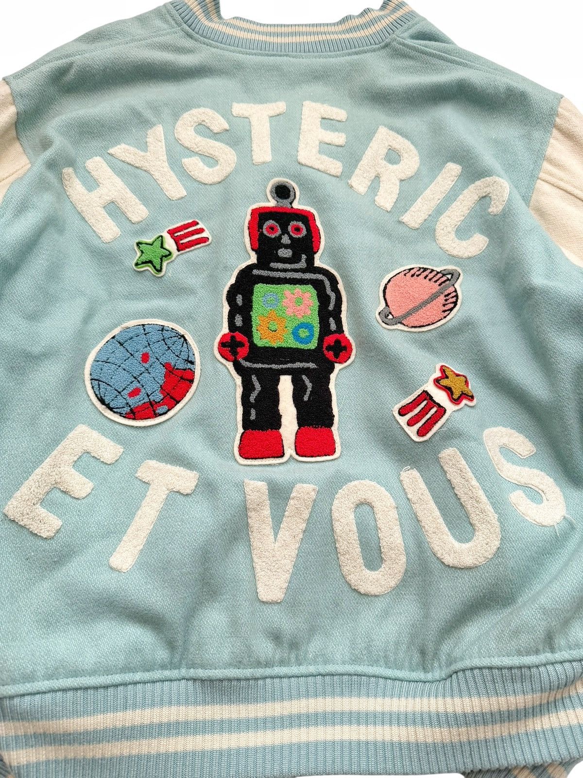 Hysteric Glamour 1990’s Et Vous Robot Space Varsity Size US XL / EU 56 / 4 - 3 Thumbnail