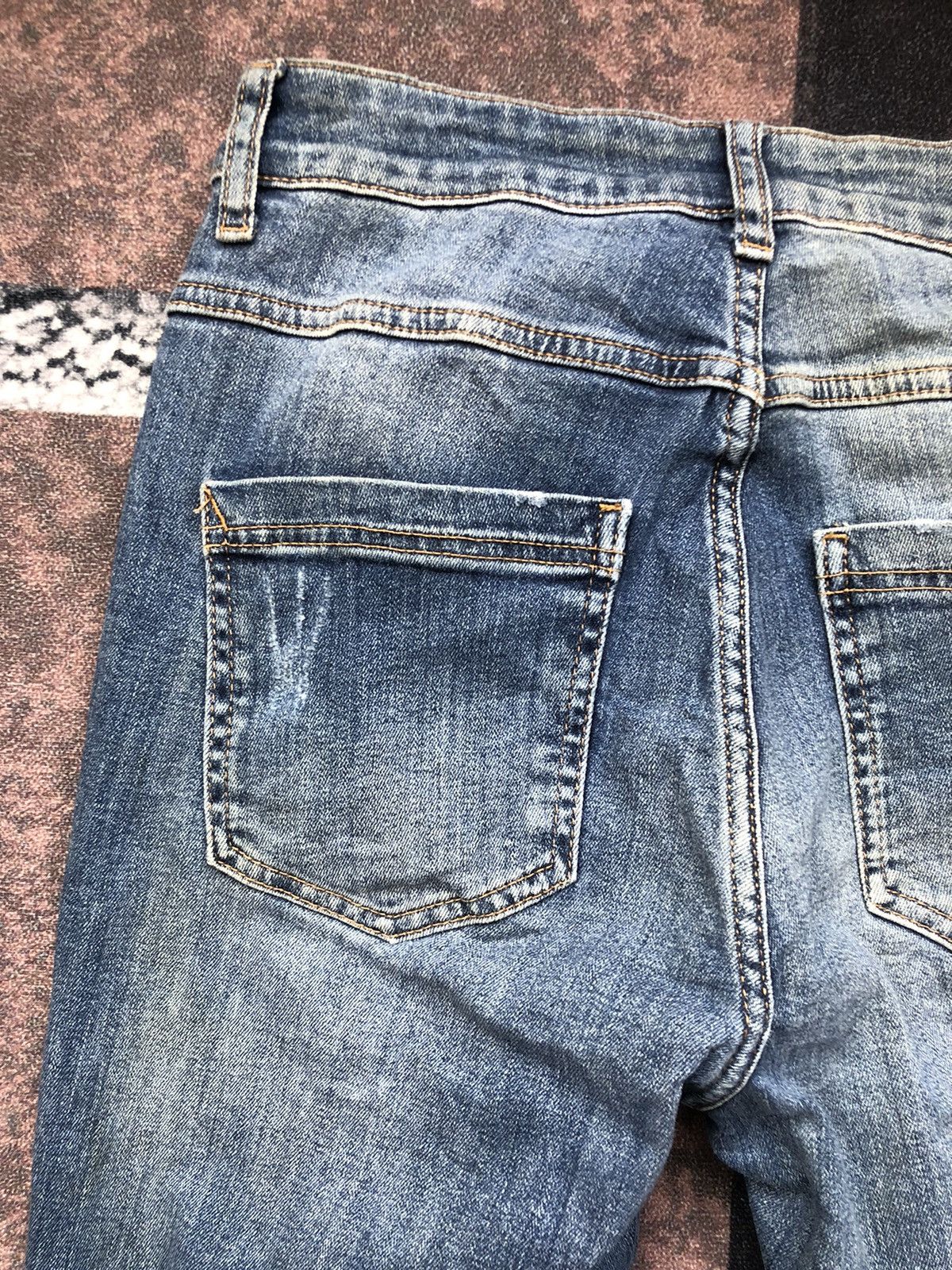 Zara *OG* Zara Premium Distressed Skinny Jeans Size US 30 / EU 46 - 13 Thumbnail