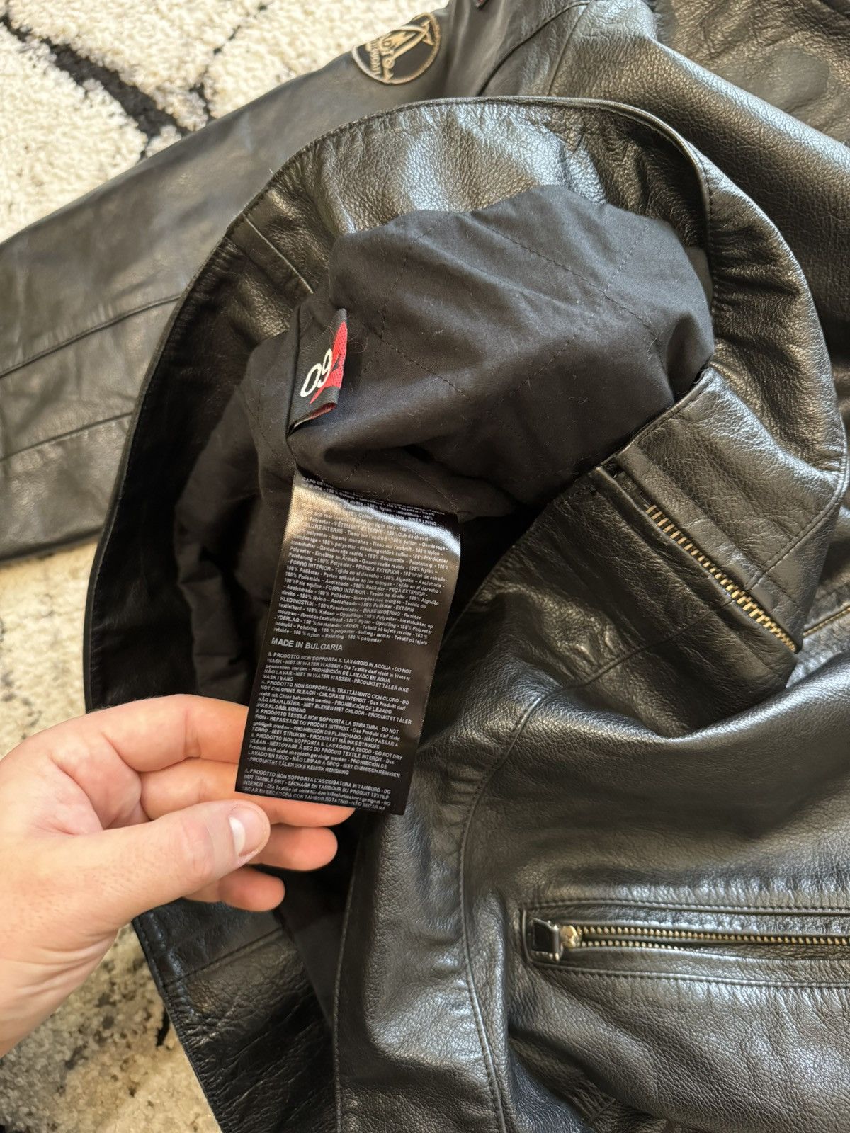 Ducati 2007 Ducati by Dainese Leather Motorcycle Black Jacket 2XL Size US XXL / EU 58 / 5 - 11 Thumbnail