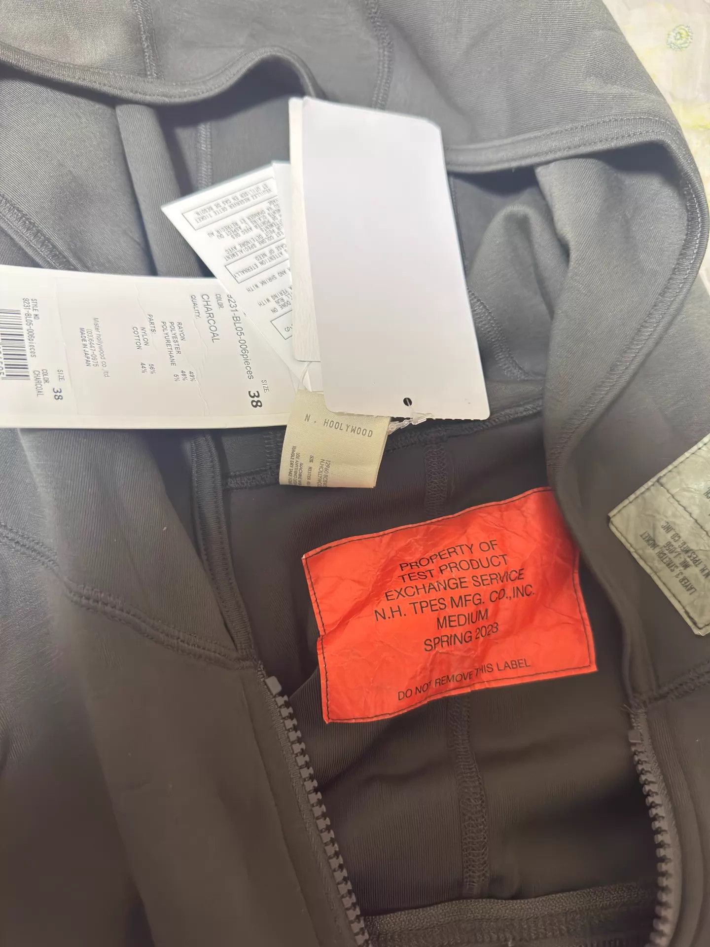 N.Hoolywood n.hoolywood 23ss military patch half-zip wide hoodie gray M Size US M / EU 48-50 / 2 - 3 Thumbnail