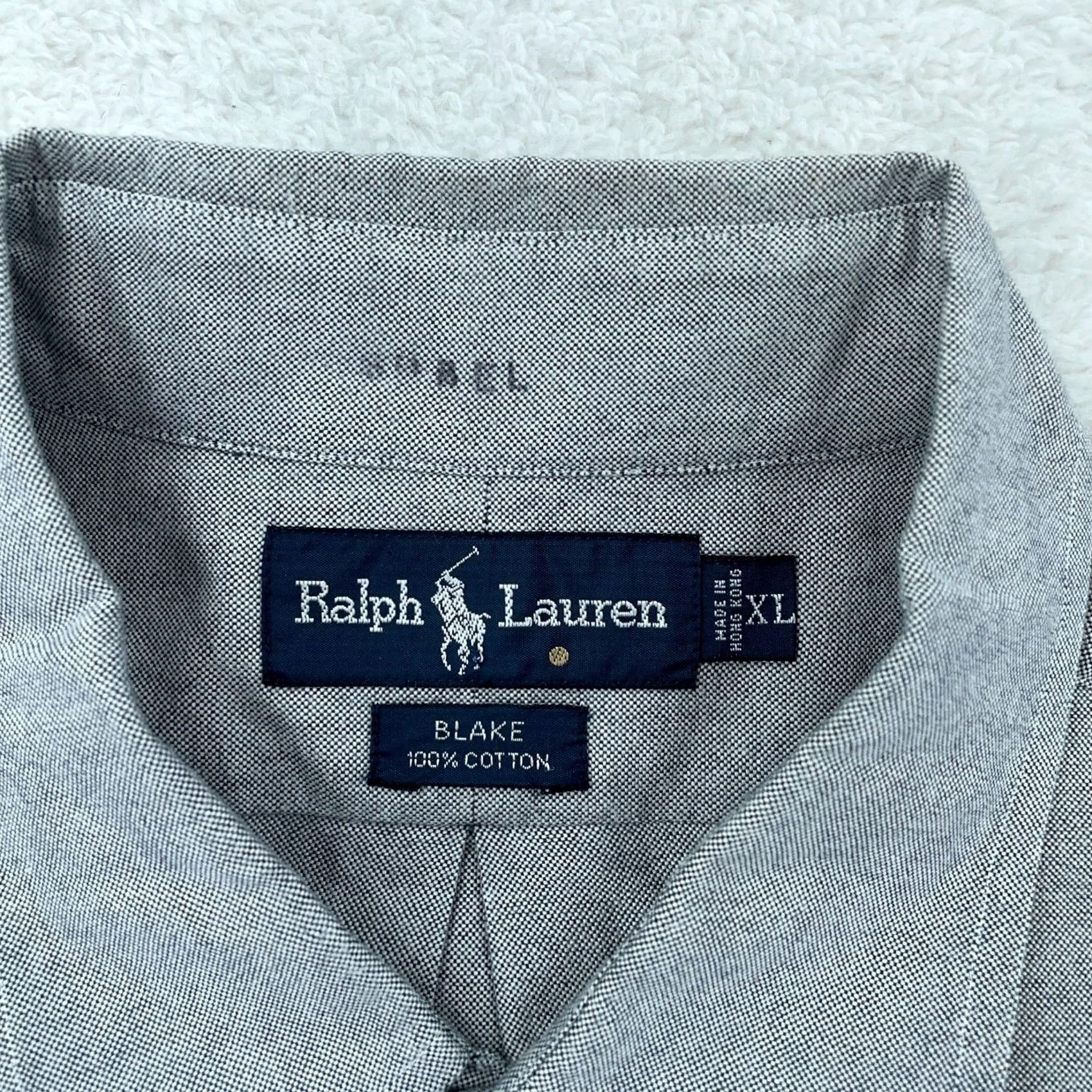 Ralph Lauren Ralph Lauren Shirt Mens 3XL Gray Blake Short Sleeve Button-Down Pony Logo Regular Fit Size US XXL / EU 58 / 5 - 4 Thumbnail
