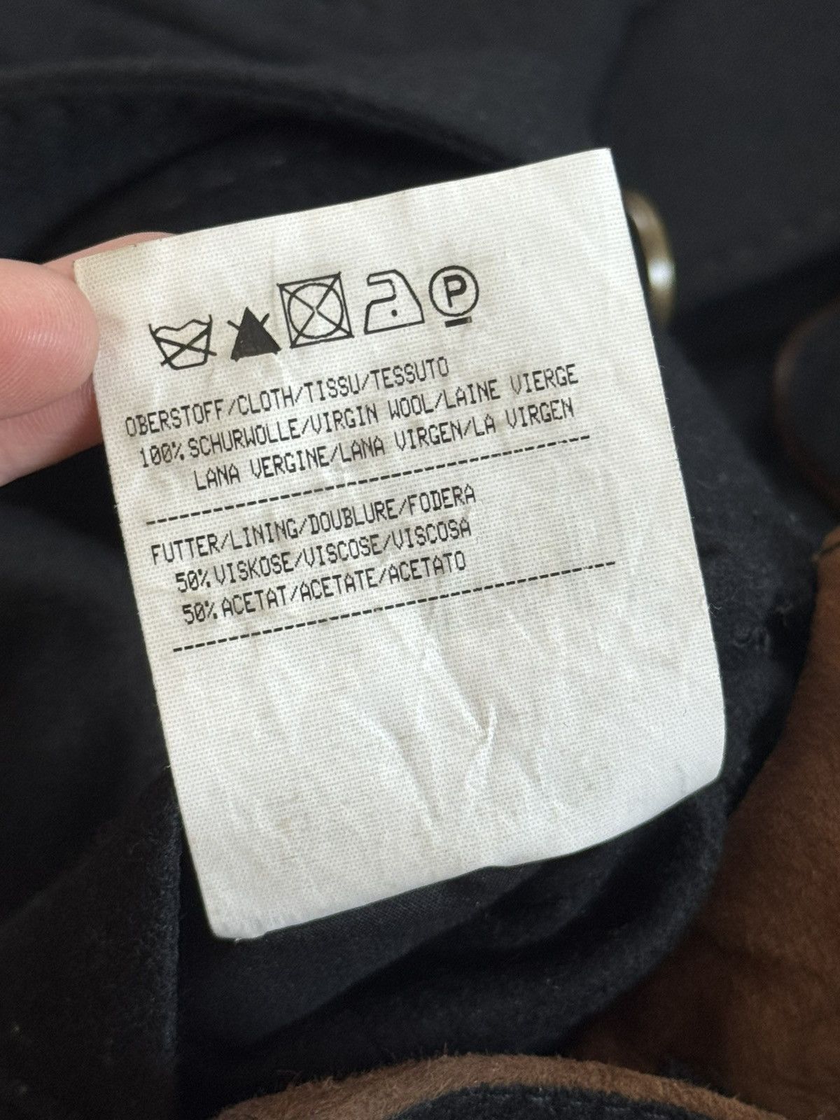 Schneiders Schneiders F40/USA8/I42 black virgin wool jacket blazer Size M / US 6-8 / IT 42-44 - 7 Thumbnail