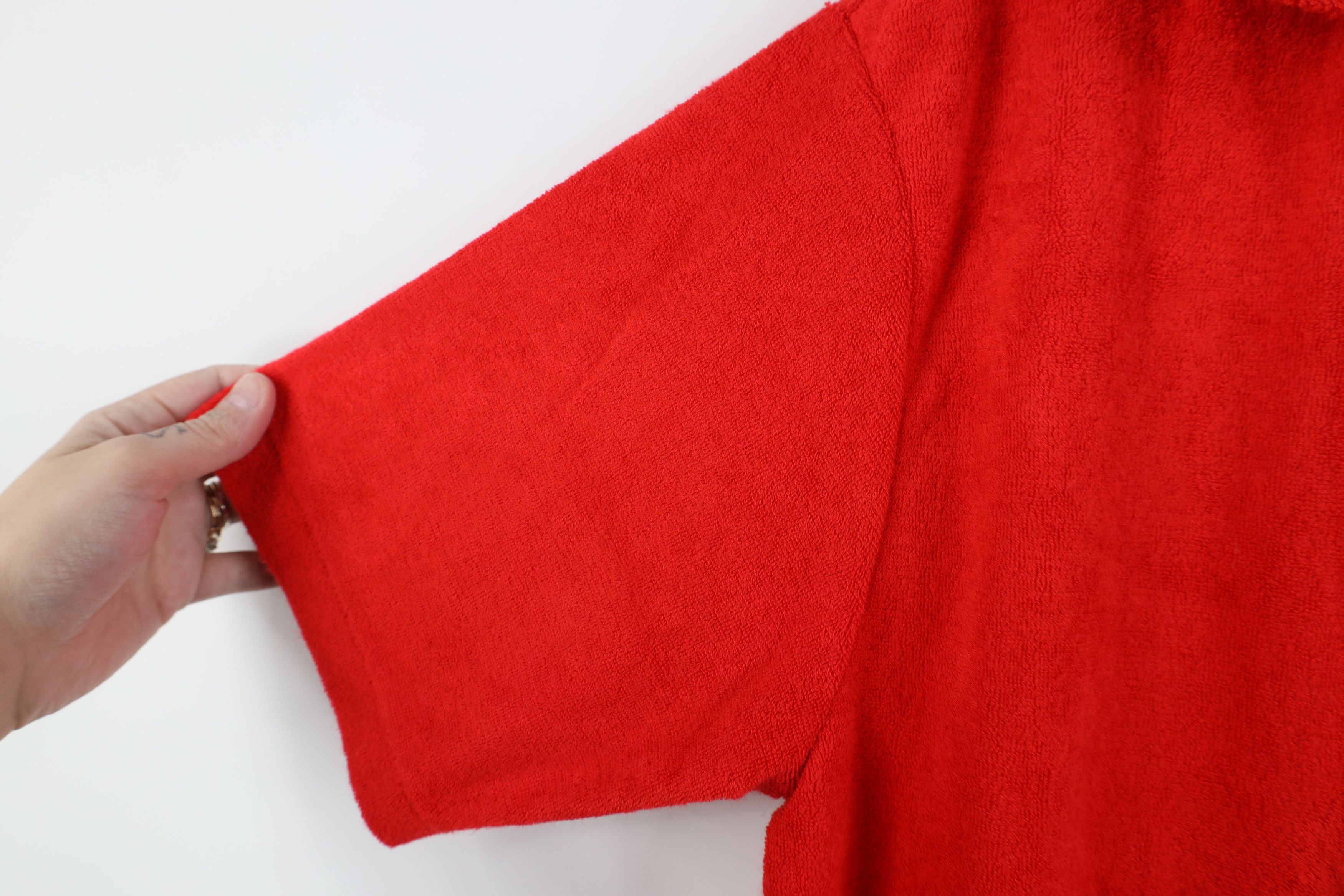 Vintage Vintage 70s Streetwear Cloth Collared Polo Shirt Red USA Size US L / EU 52-54 / 3 - 8 Thumbnail