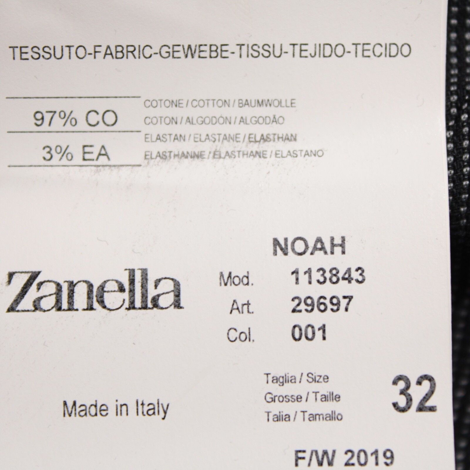 Zanella Zanella New with tags Chino Size 32 US In Black Size US 32 / EU 48 - 6 Thumbnail