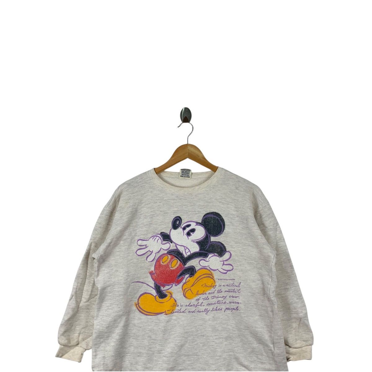 Disney Vintage DISNEY MICKEY MOUSE Dia Club Disneyland Sweatshirt Size M / US 6-8 / IT 42-44 - 2 Thumbnail