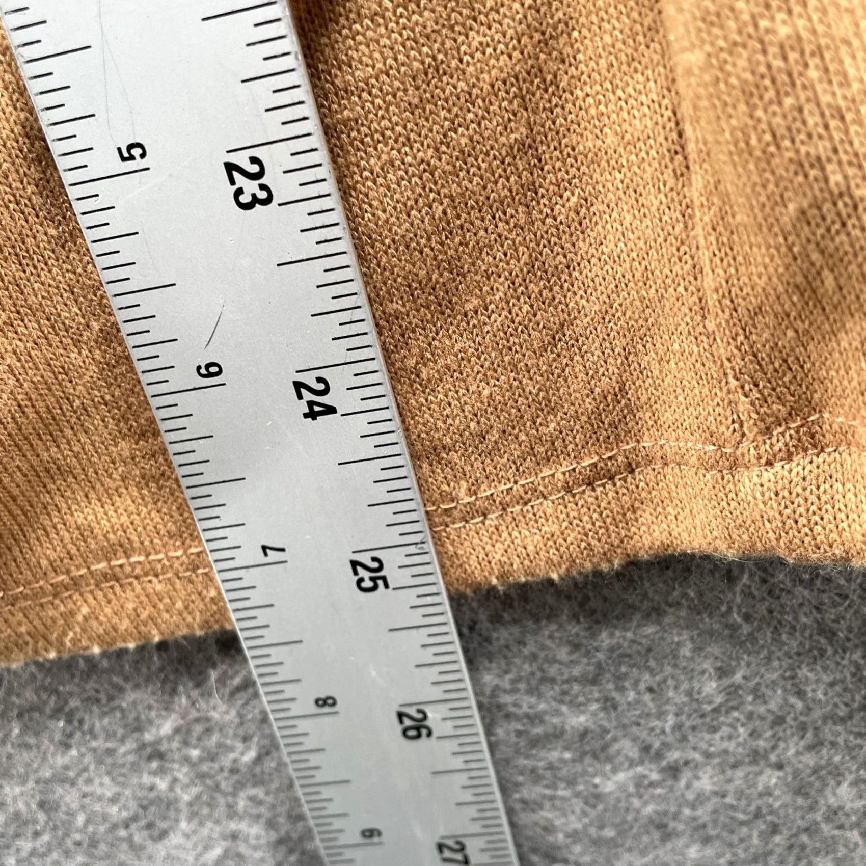 Vintage 1.STATE Sweater Womens S Wrap Front V-Neck Camel Tan Lightweight Size S / US 4 / IT 40 - 8 Thumbnail