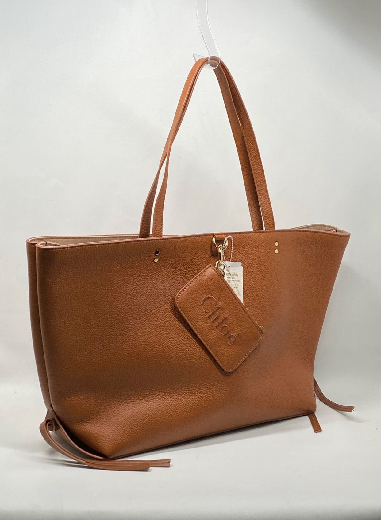 Chloe Chloe Sense Large Tote Bag in Grained Leather Size ONE SIZE - 2 Thumbnail