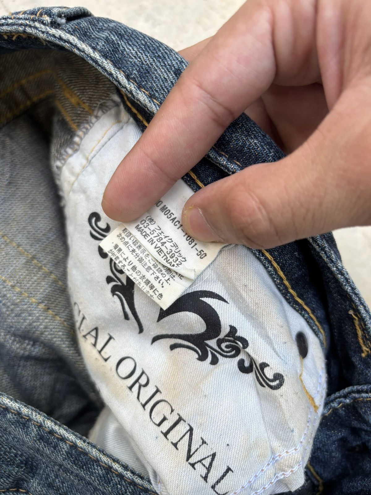 If Six Was Nine Flare Jeans Bootcut Japanese Moussy Distressed Flared Jeans Size 30" / US 8 / IT 44 - 10 Thumbnail