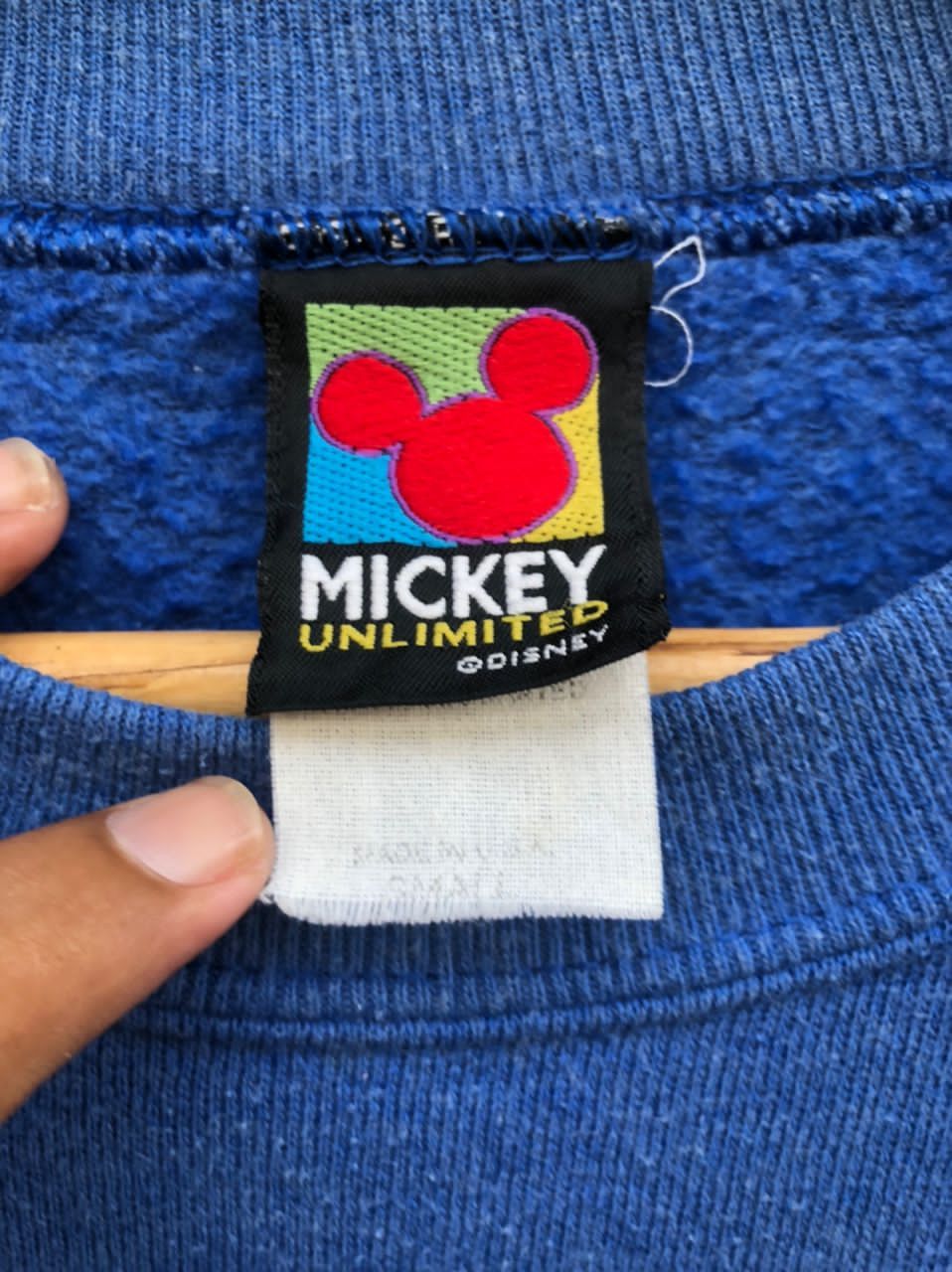 Disney × Mickey Mouse × Vintage Vintage 90s Mickey Mouse Sweatshirt Size US S / EU 44-46 / 1 - 3 Thumbnail
