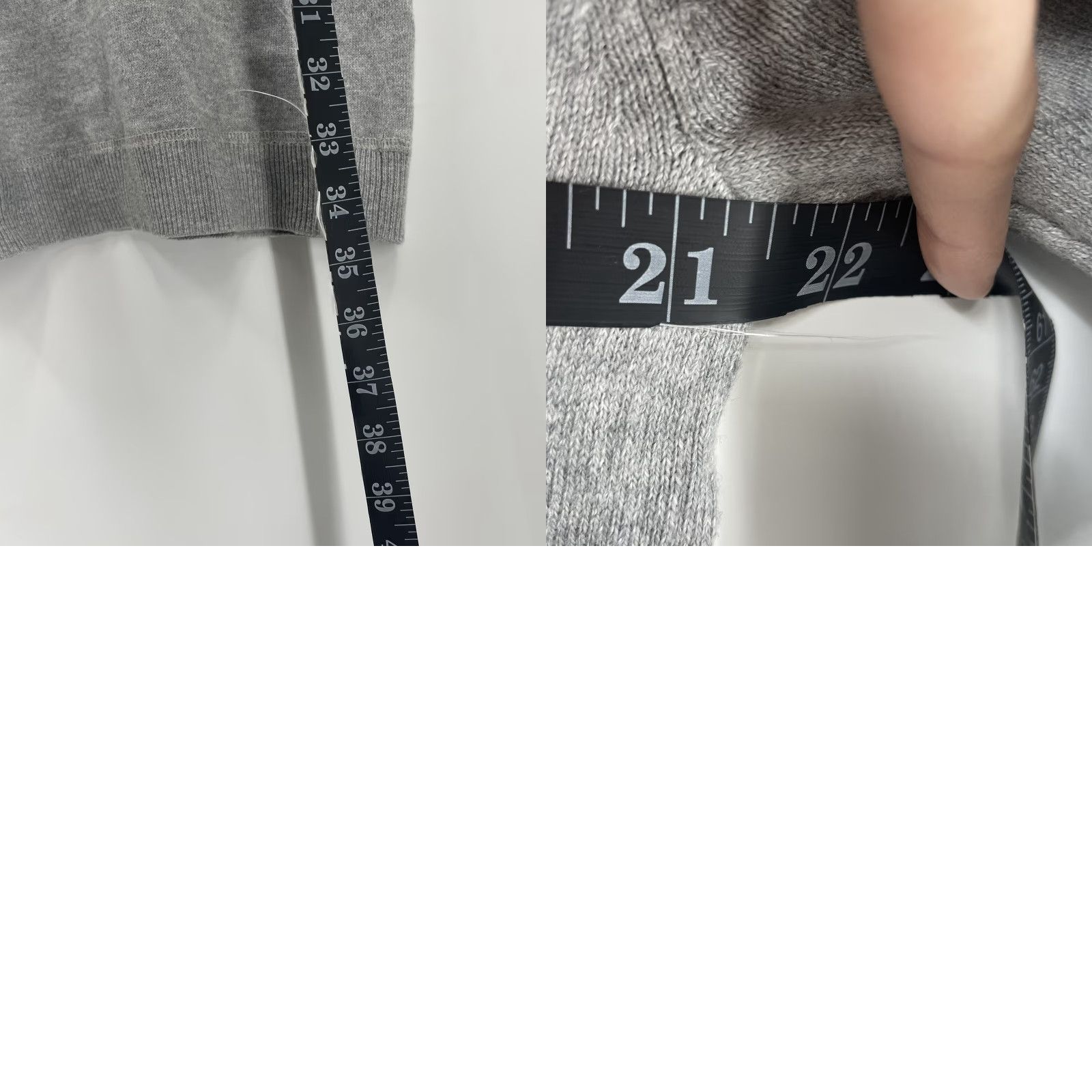 Vince Vince Sweater Dress Womens XS Gray Knit Oversized Short Sleeve Pullover Classic Designer Size XS / US 0-2 / IT 36-38 - 8 Thumbnail