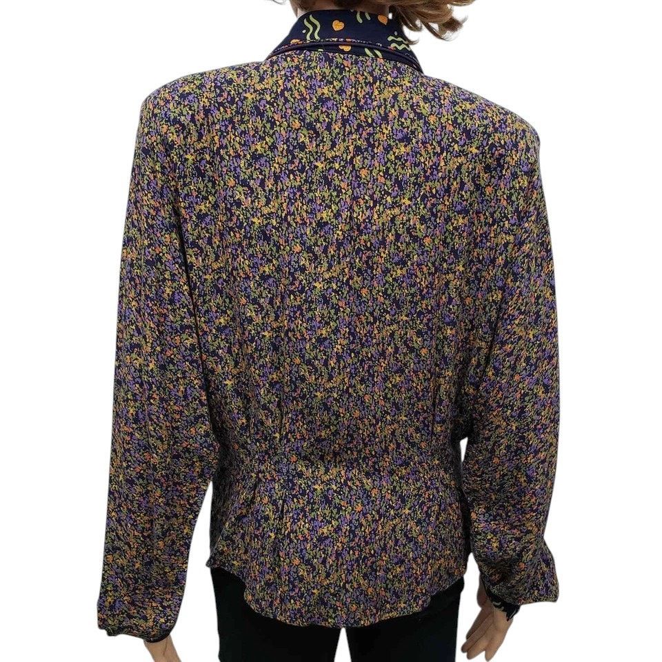 Vintage Vintage 90's Marsha Brander for COMPONIX Abstract Top 10 Size M / US 6-8 / IT 42-44 - 9 Thumbnail