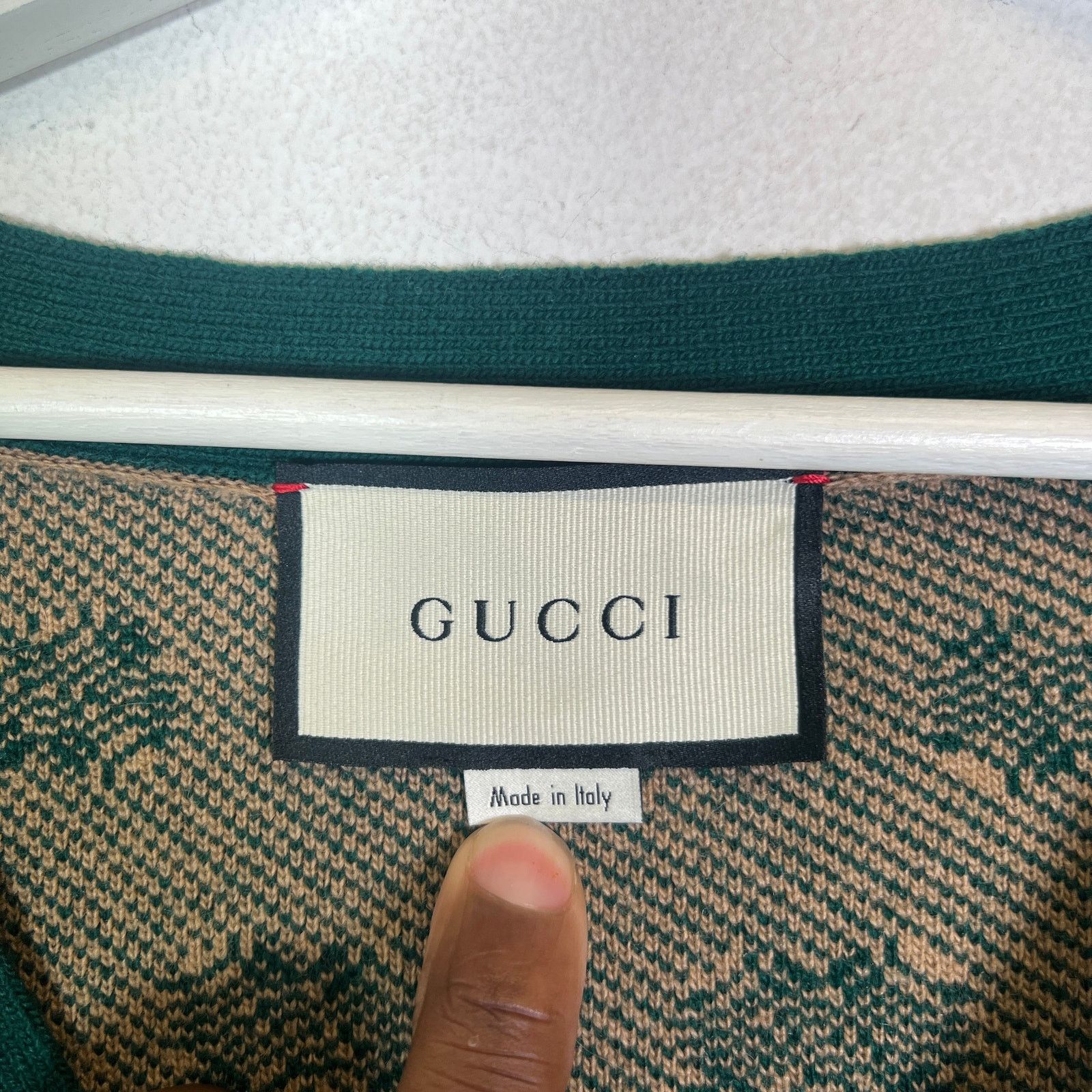 Gucci Gucci GG Logo Wool Cardigan Size US S / EU 44-46 / 1 - 4 Thumbnail